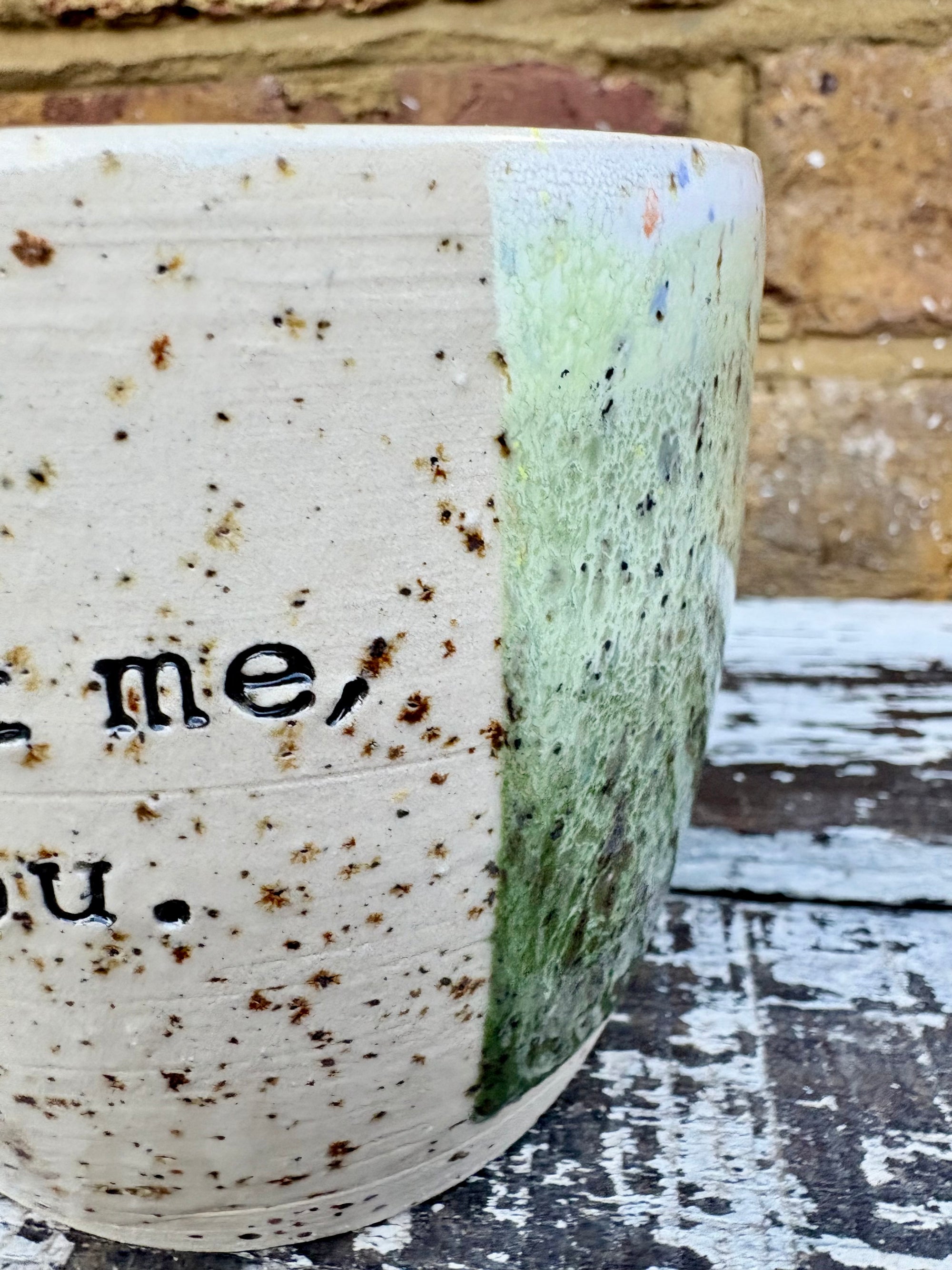 "it's not me, it's you." mug