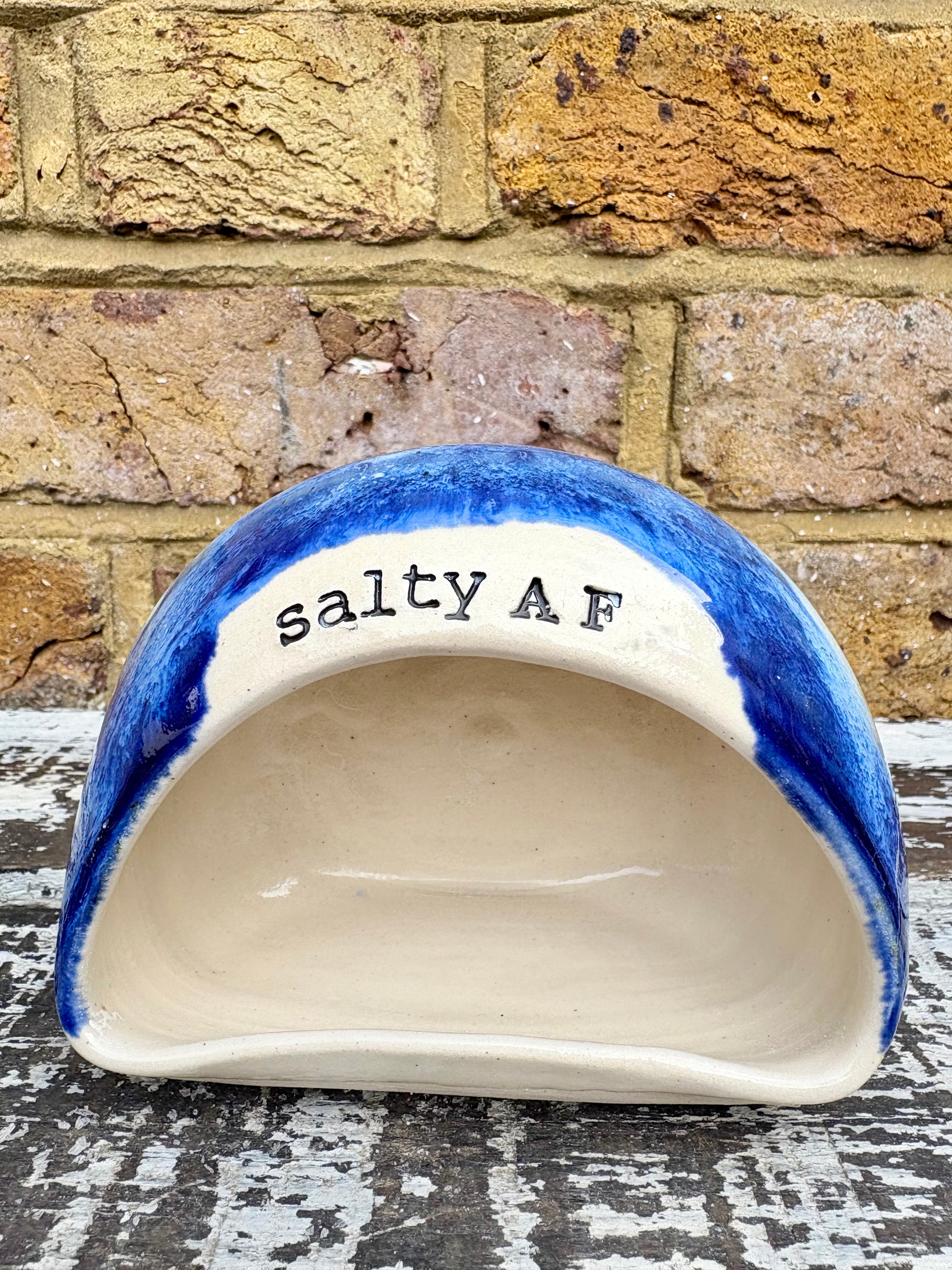 "Salty AF" Salt Pig (Blue Night Sky)