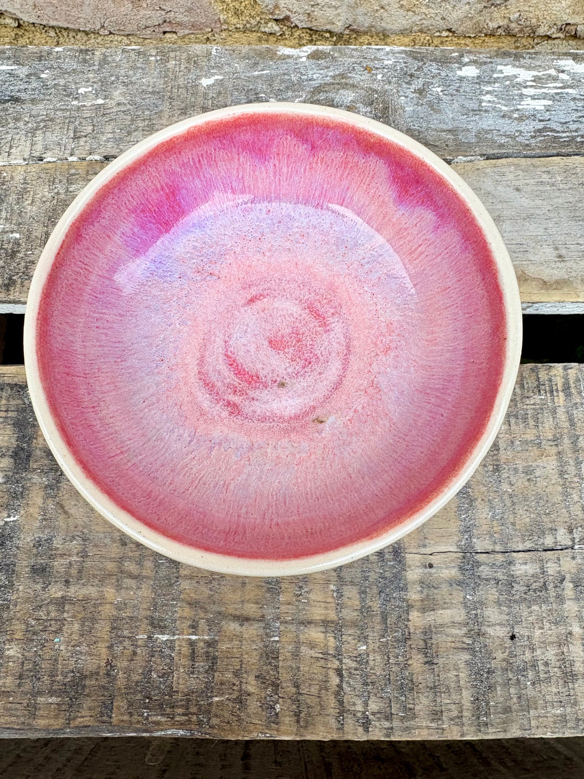 "random shit" trinket dish (pink)