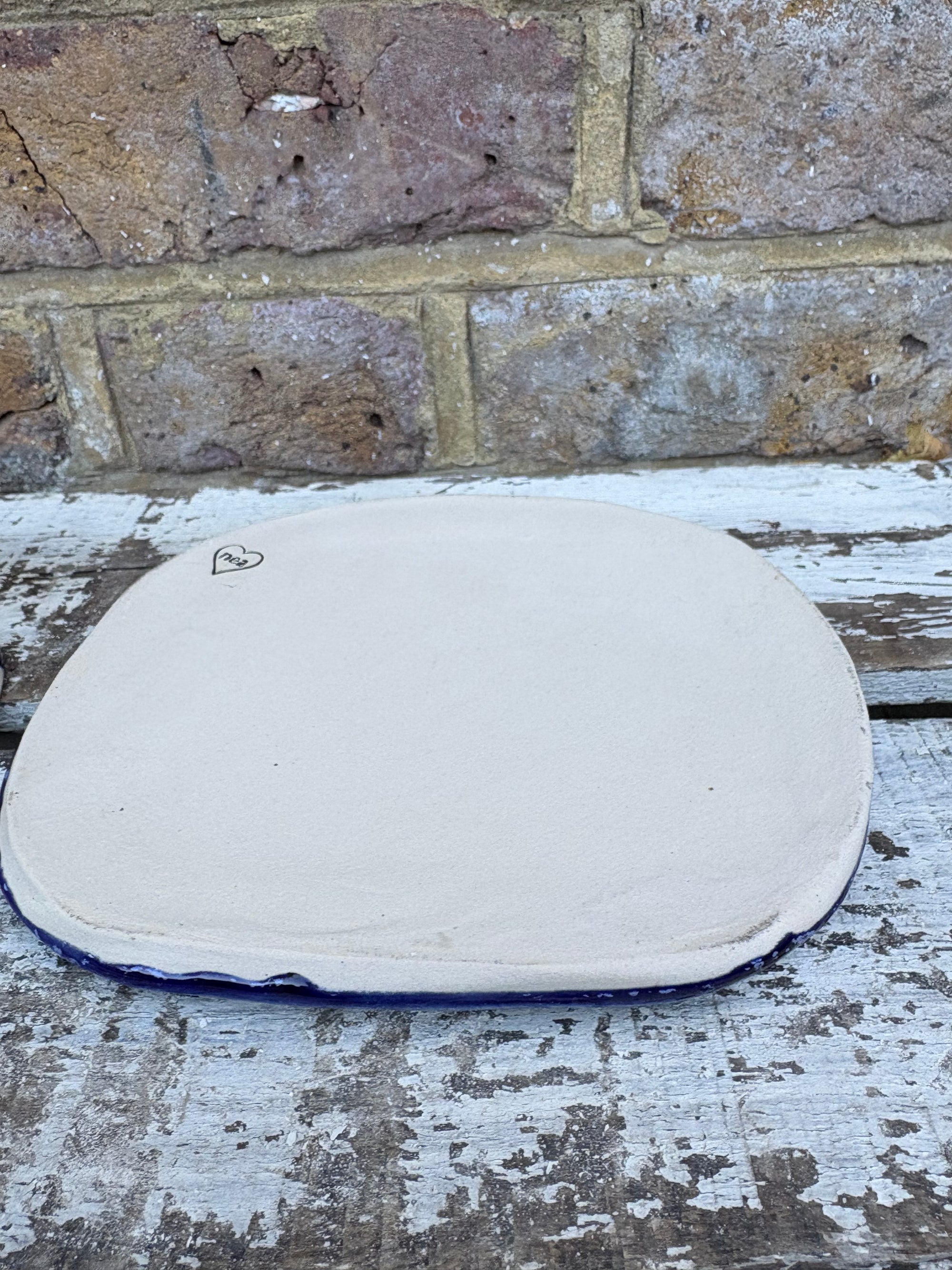 Butter Dish (butter slut, lilac/blue)