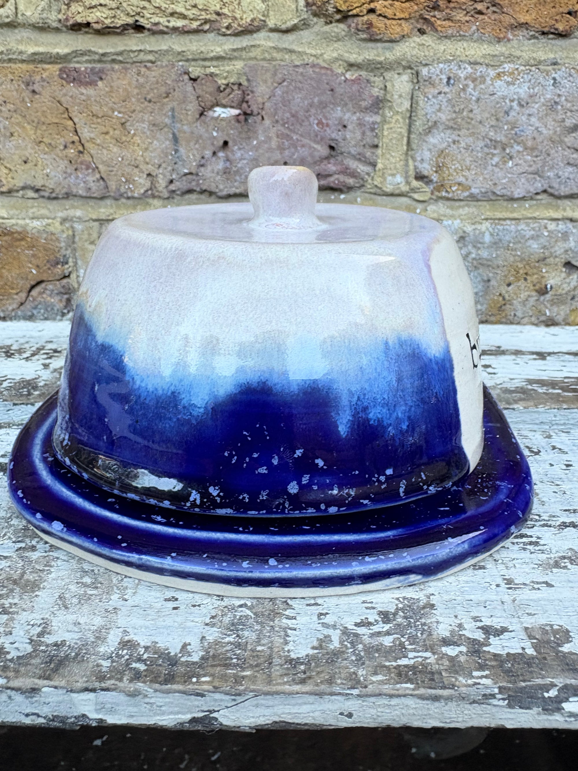 Butter Dish (butter slut, lilac/blue)