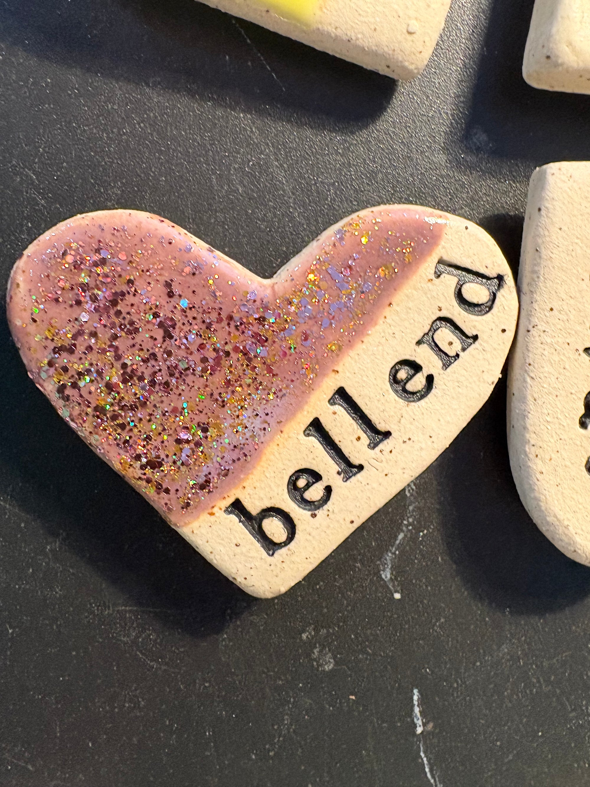 Sweary Magnet Set (4 heart shaped magnets)