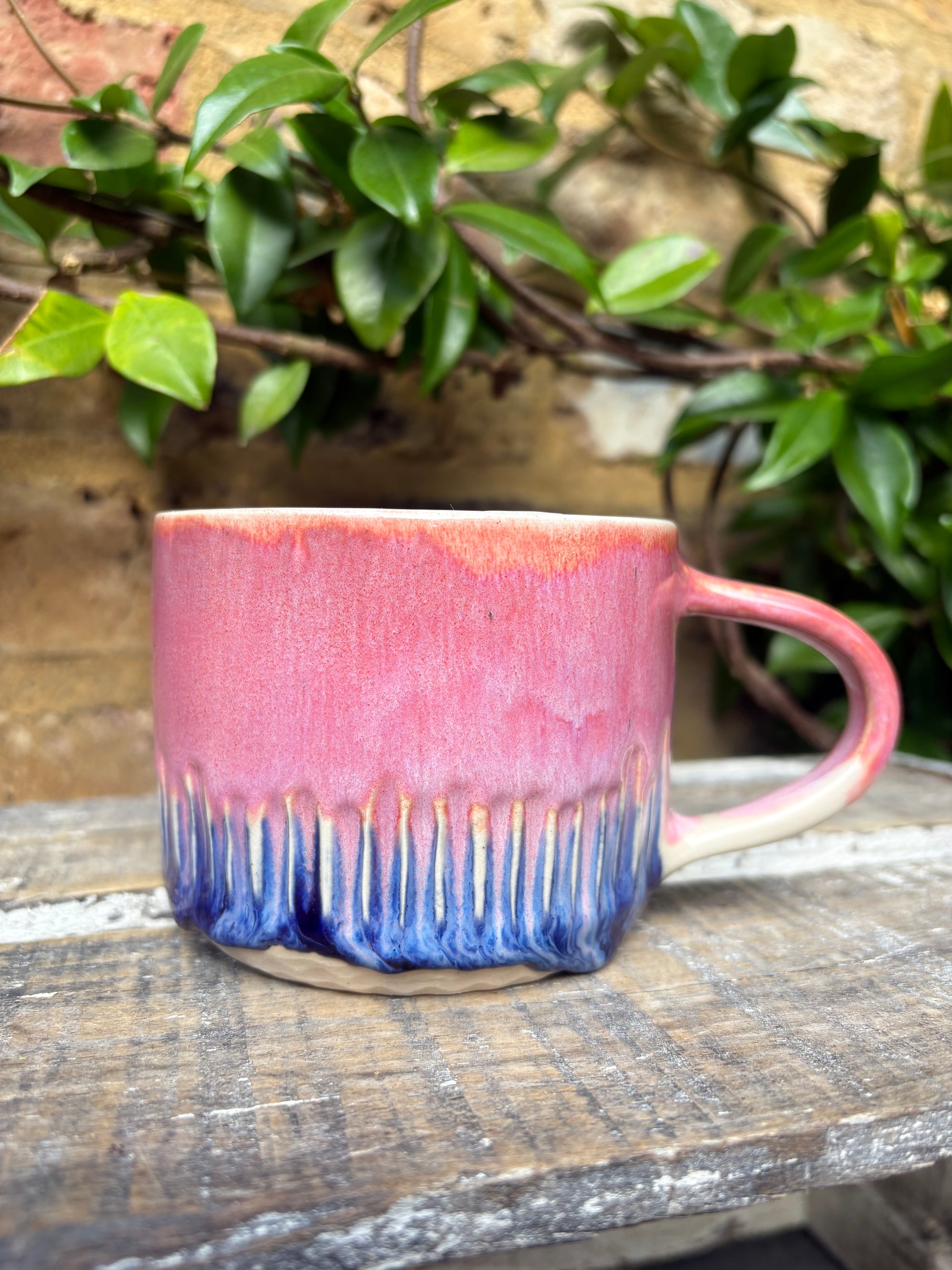 "ffs, shhh" mug (pink/blue)