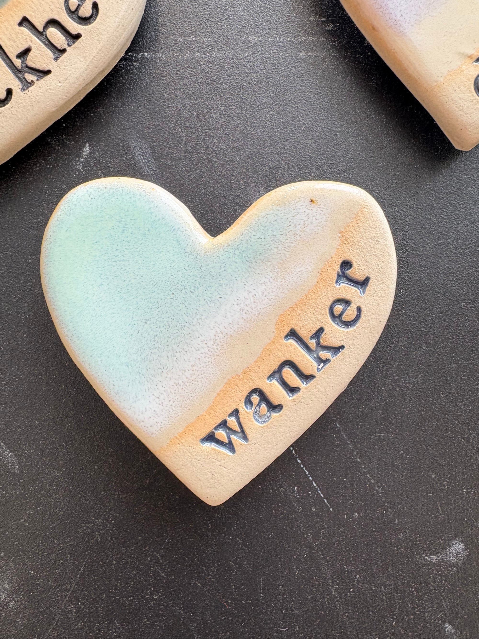 Sweary Magnet Set (4 large heart shaped magnets)