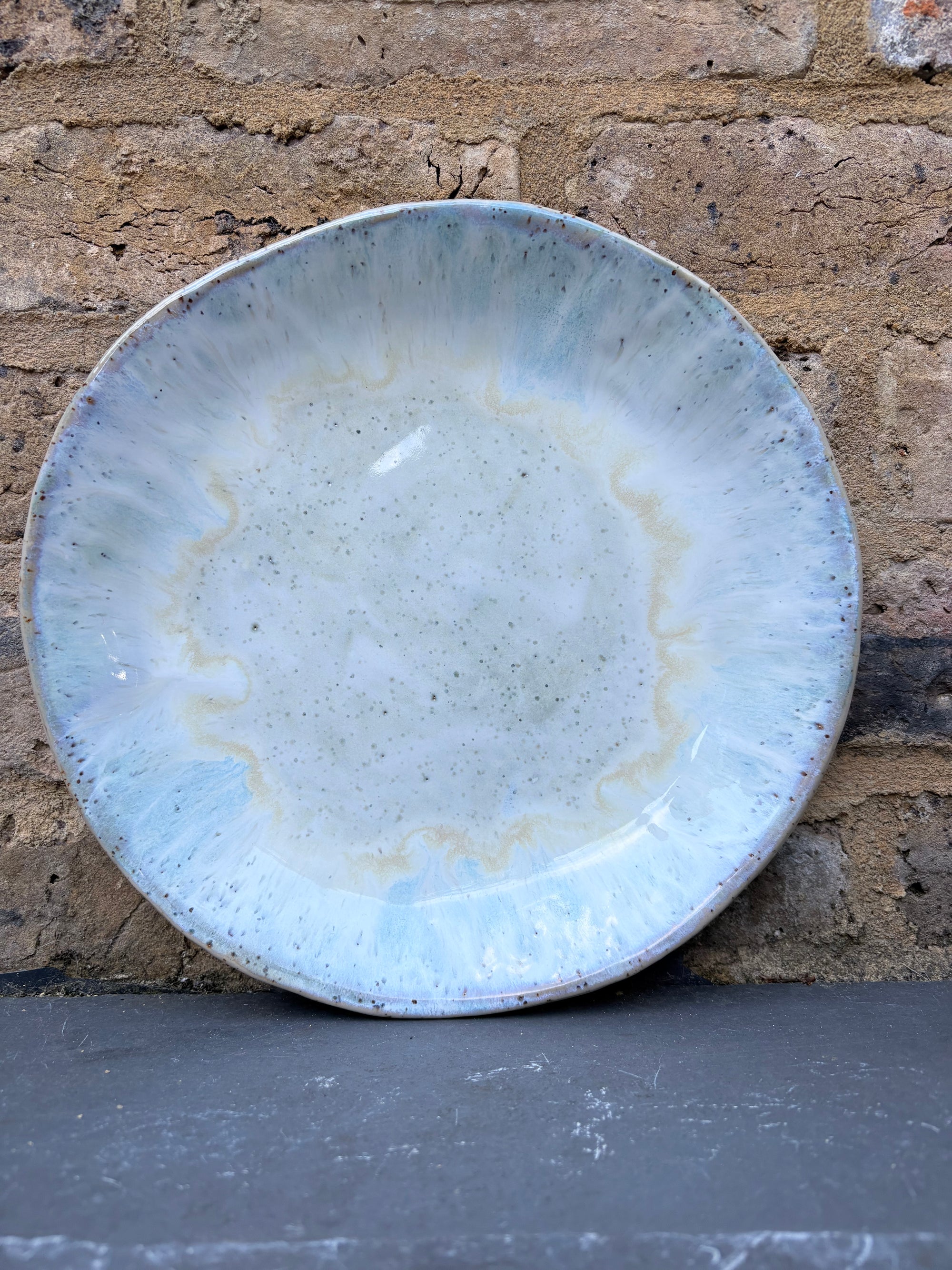 "fuck off, i'm eating" dinner plate