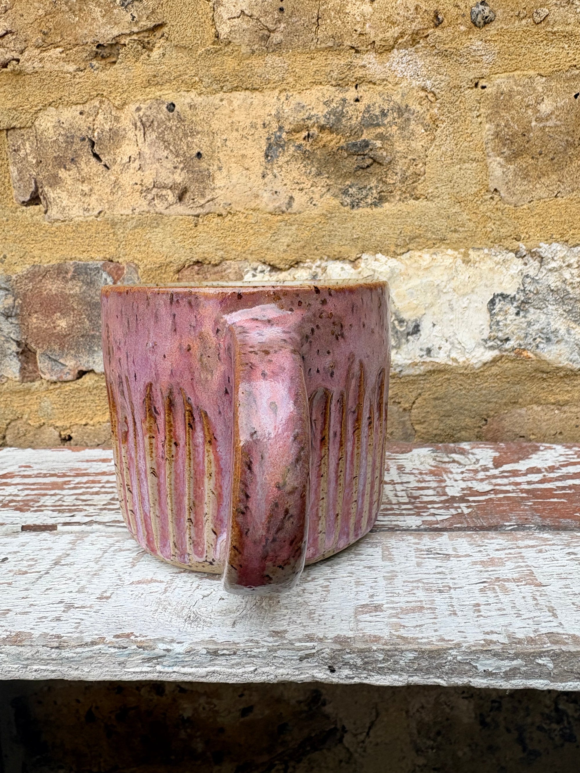 "cunt off fuck face” mug (pink)
