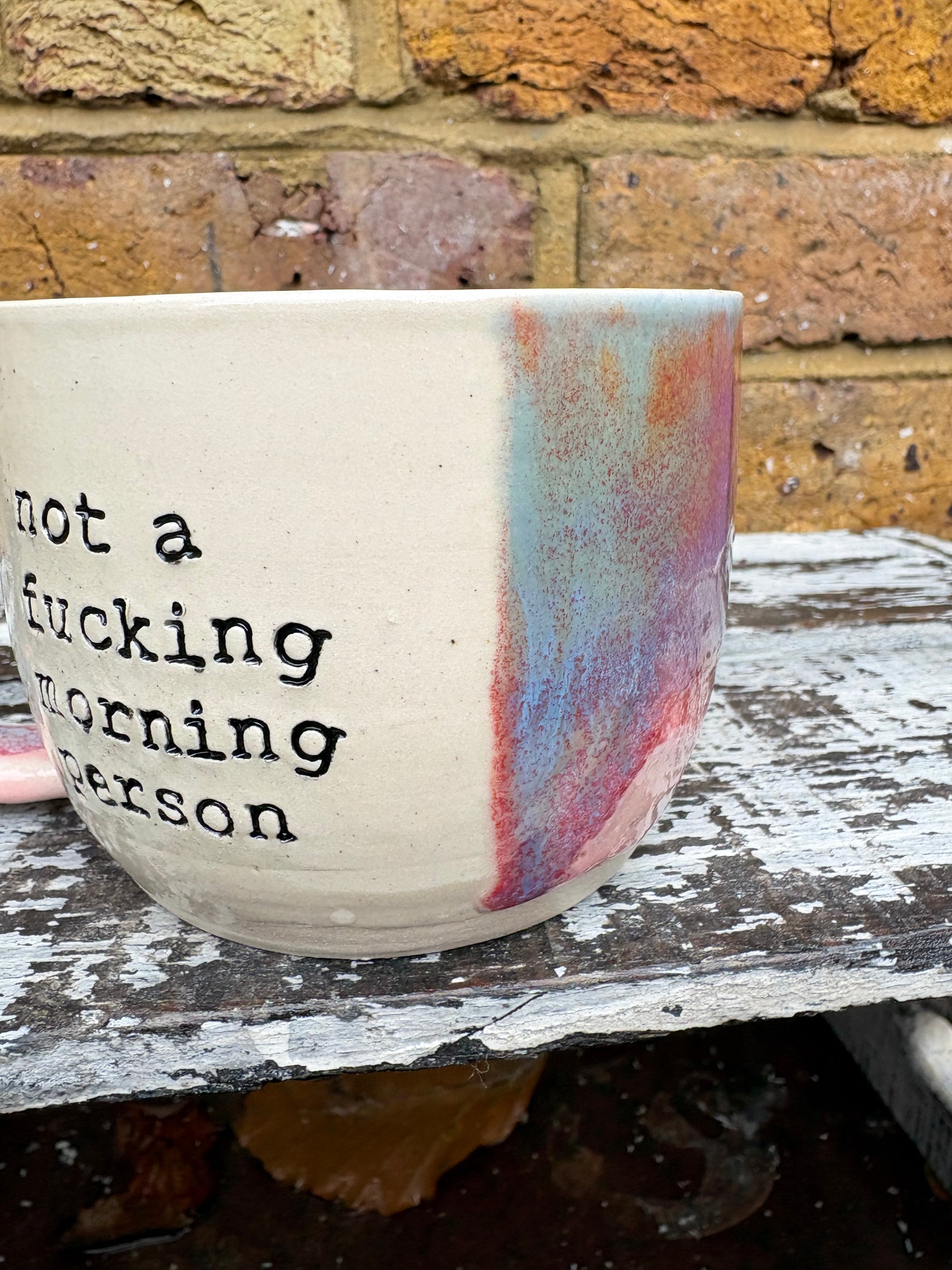 “not a fucking morning person" (Purple Sky)