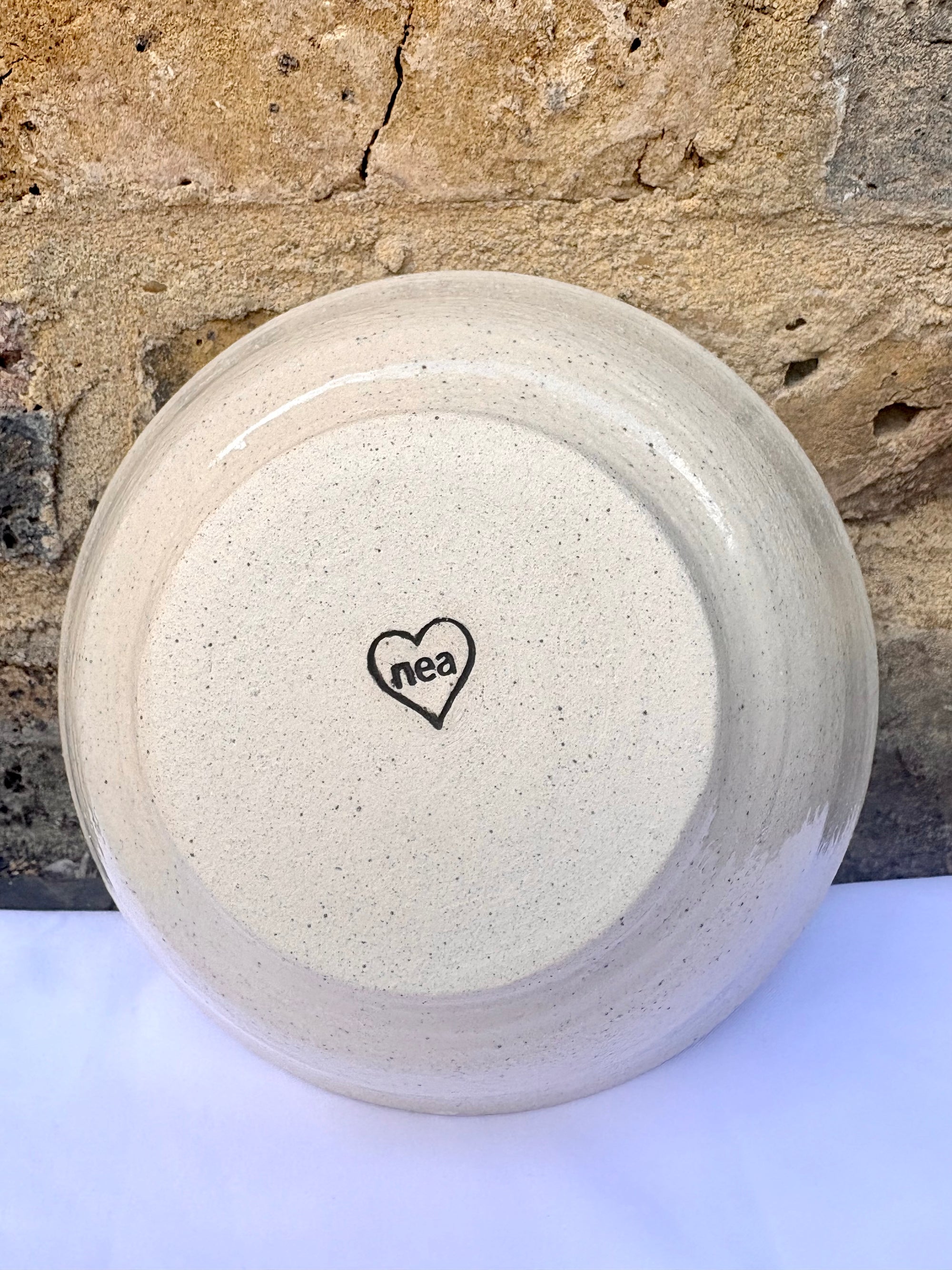 "live, laugh, love...or despair and die alone" bowl (Lilac Dream)