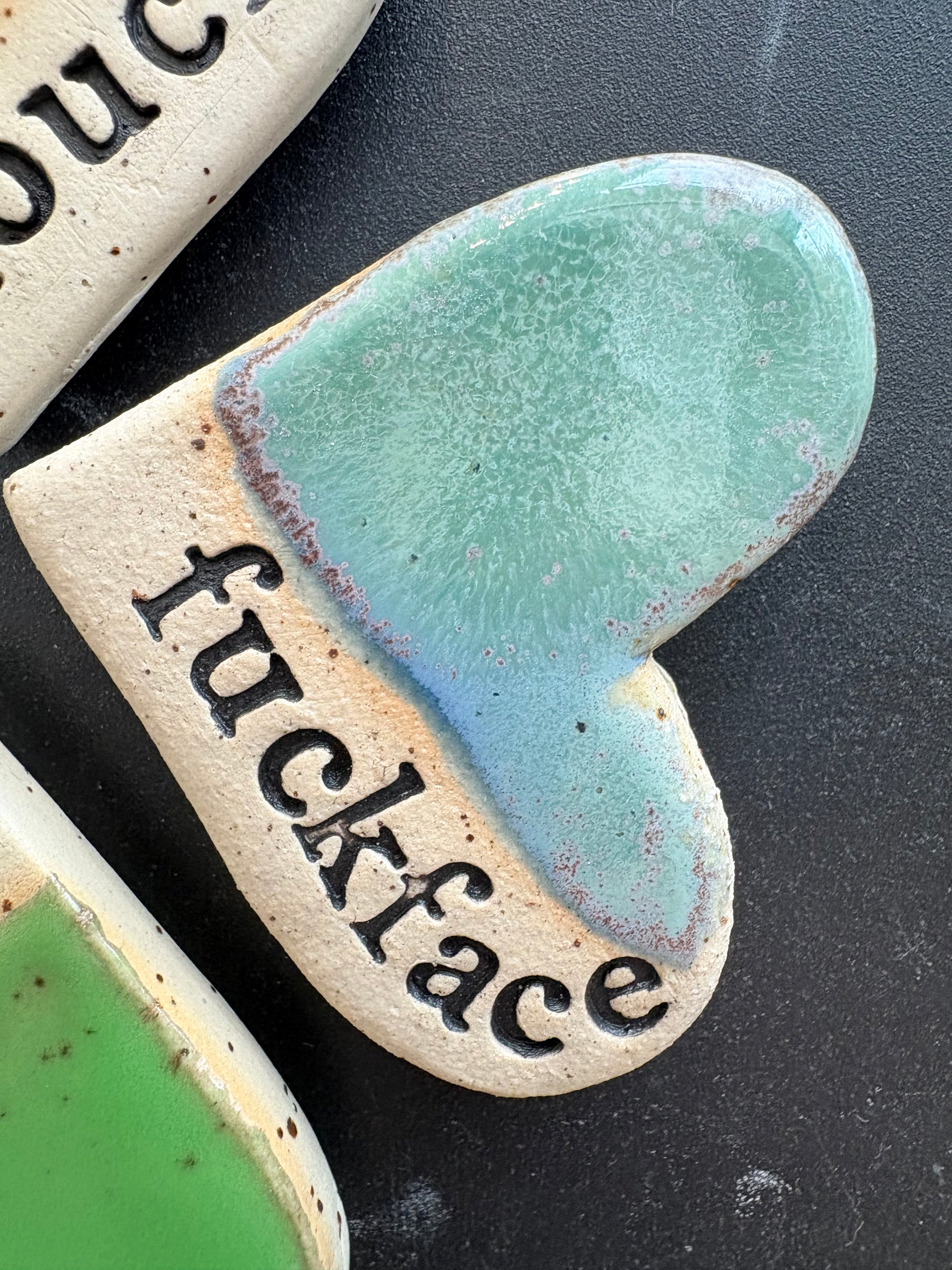 Sweary Magnet Set (4 heart shaped magnets)