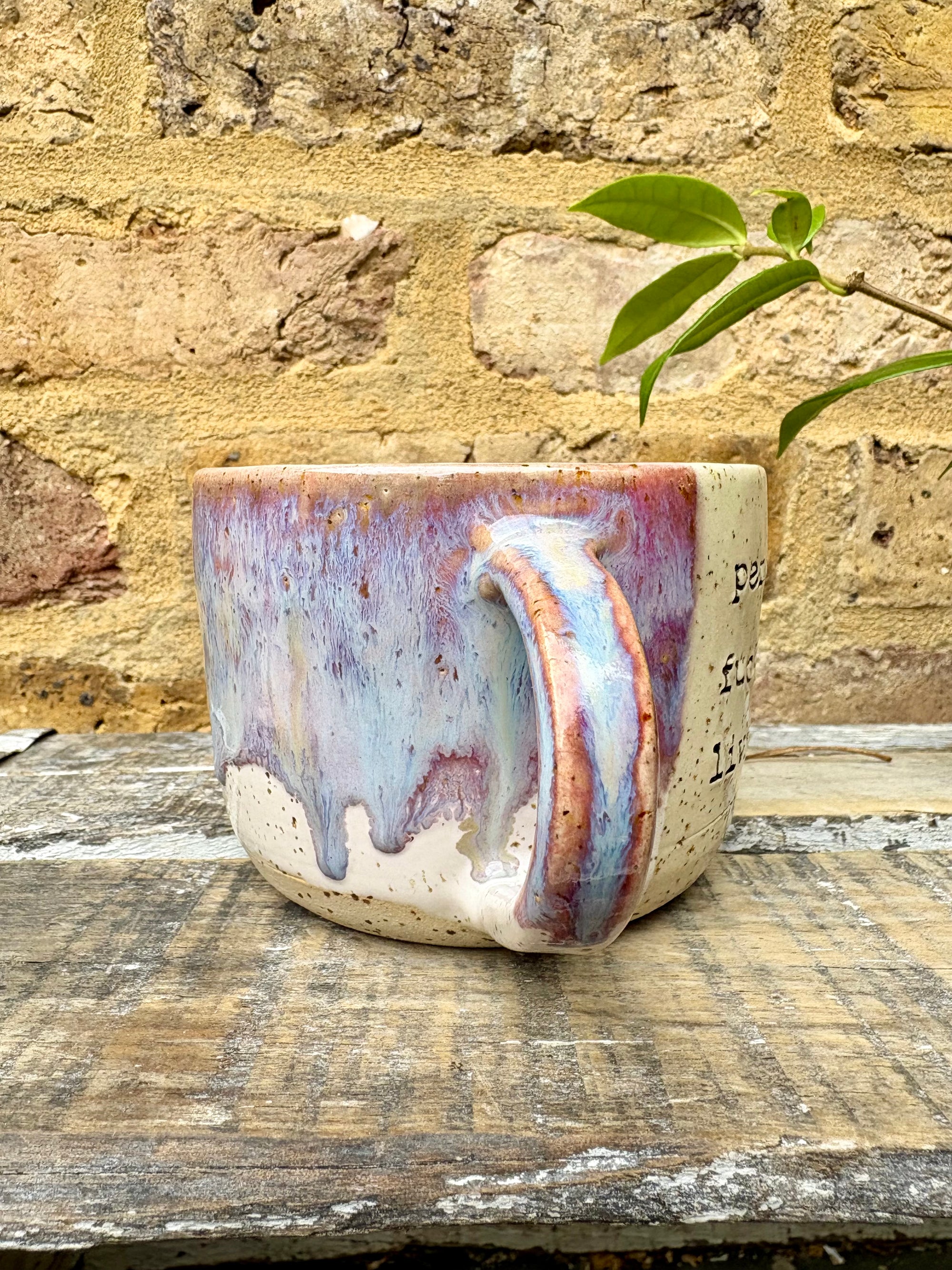 “permanently fucking livid” mug (purple)