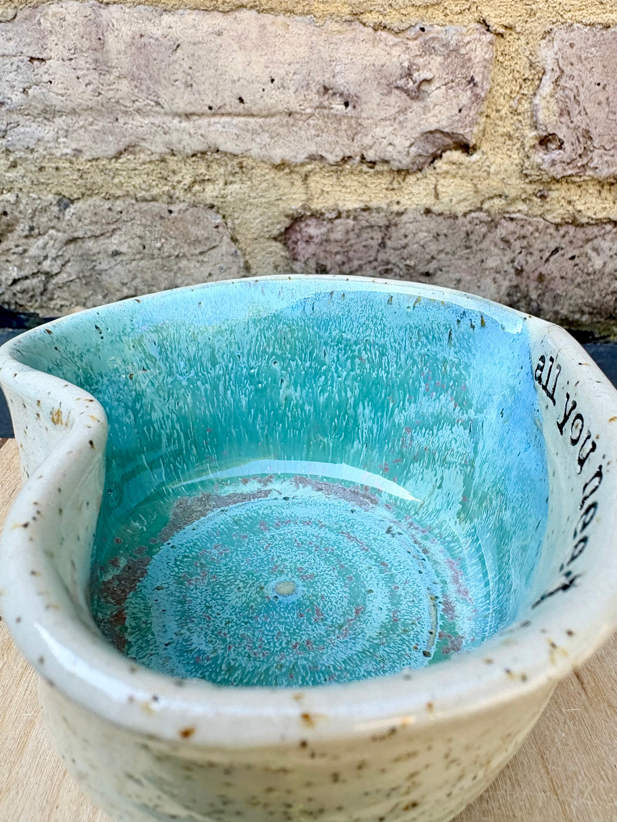 "all you need is love" snack bowl