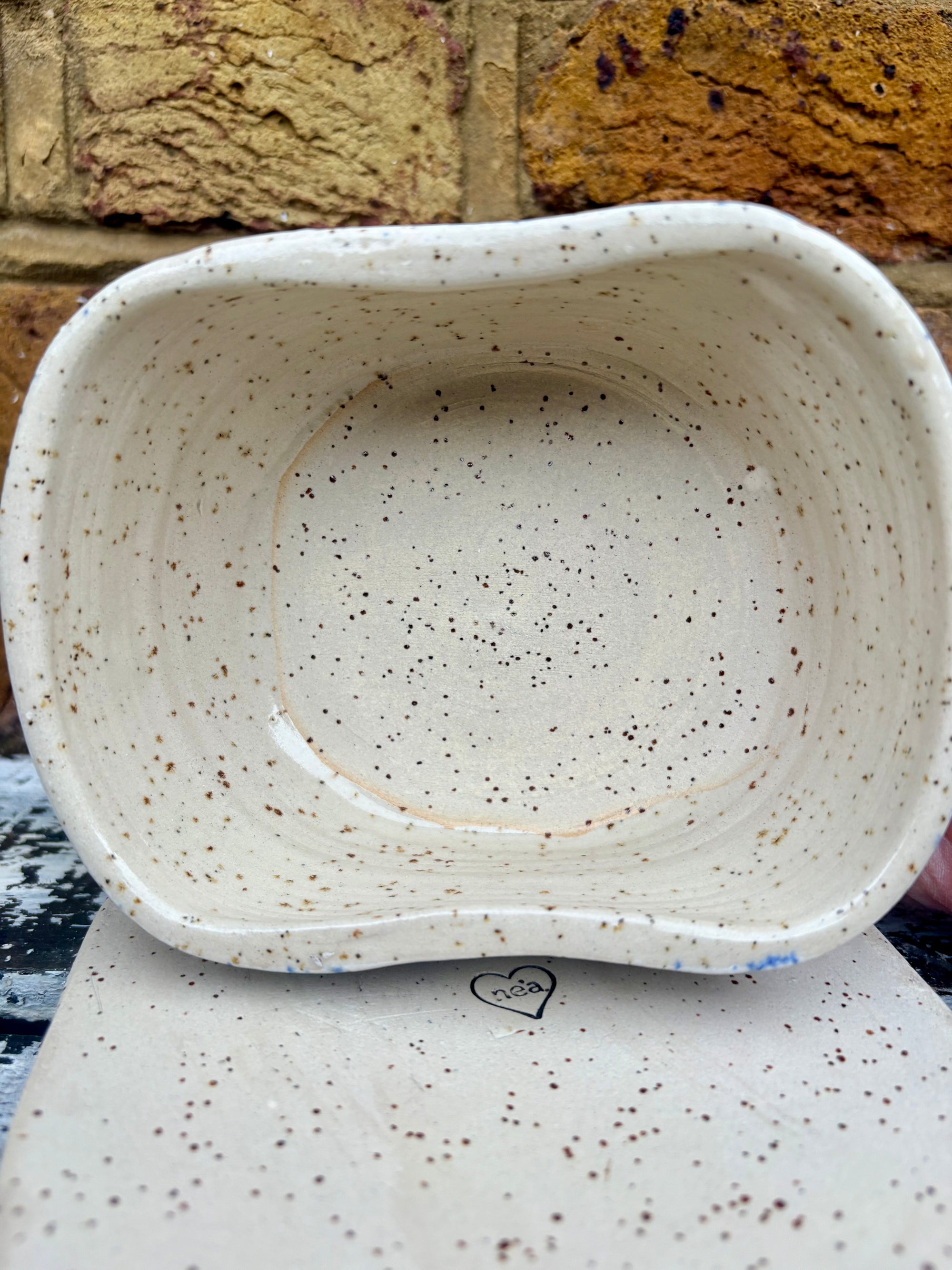 Butter Dish (butter slut, speckle blue)