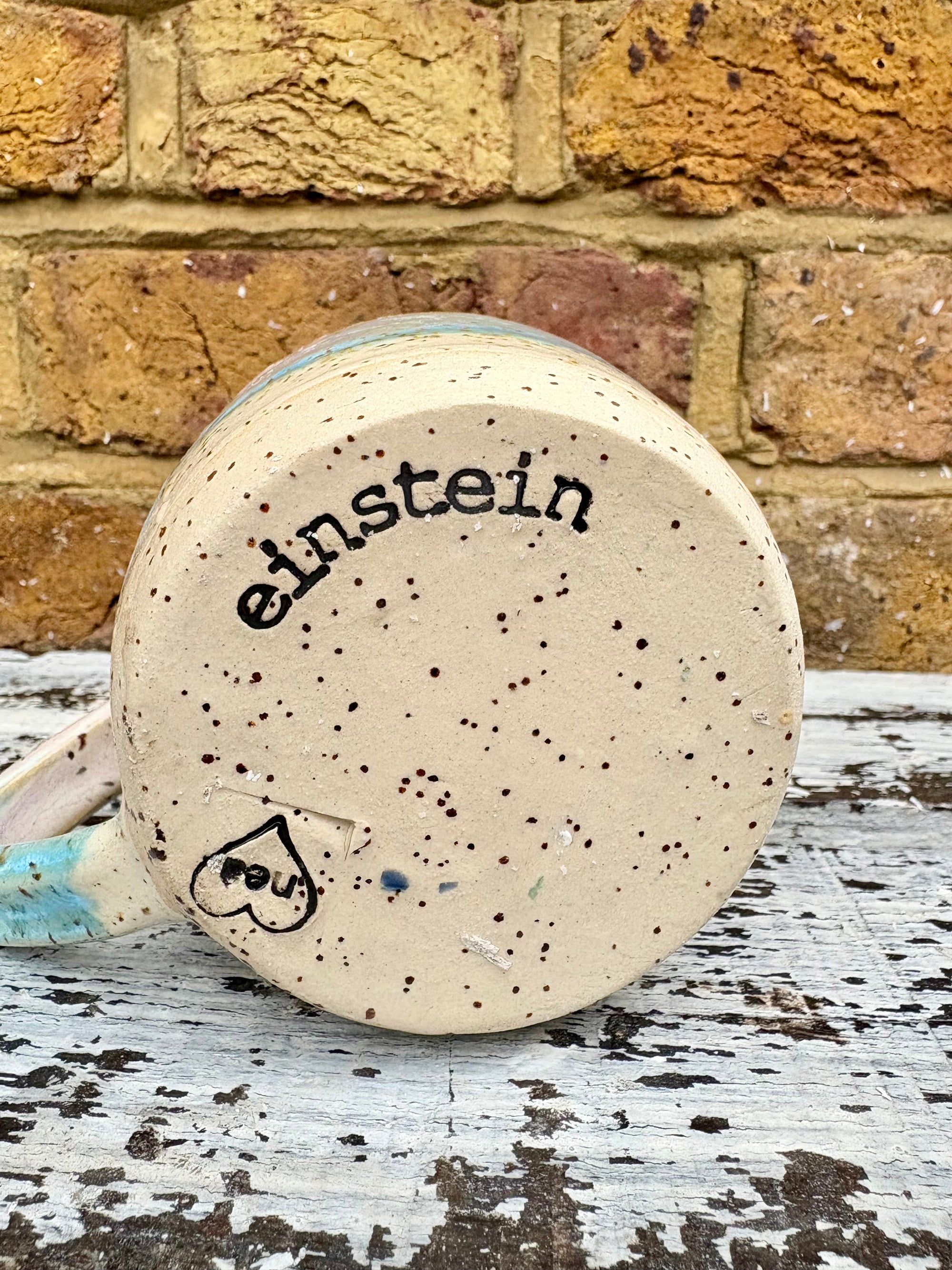 "be a voice, not an echo" Einstein mug