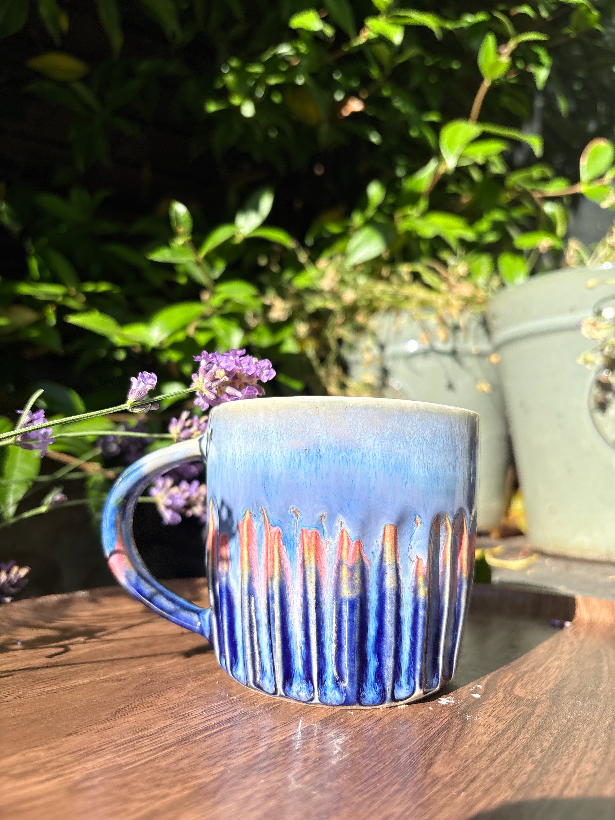 “welcome to the shit show" mug (Blue Night Sky)