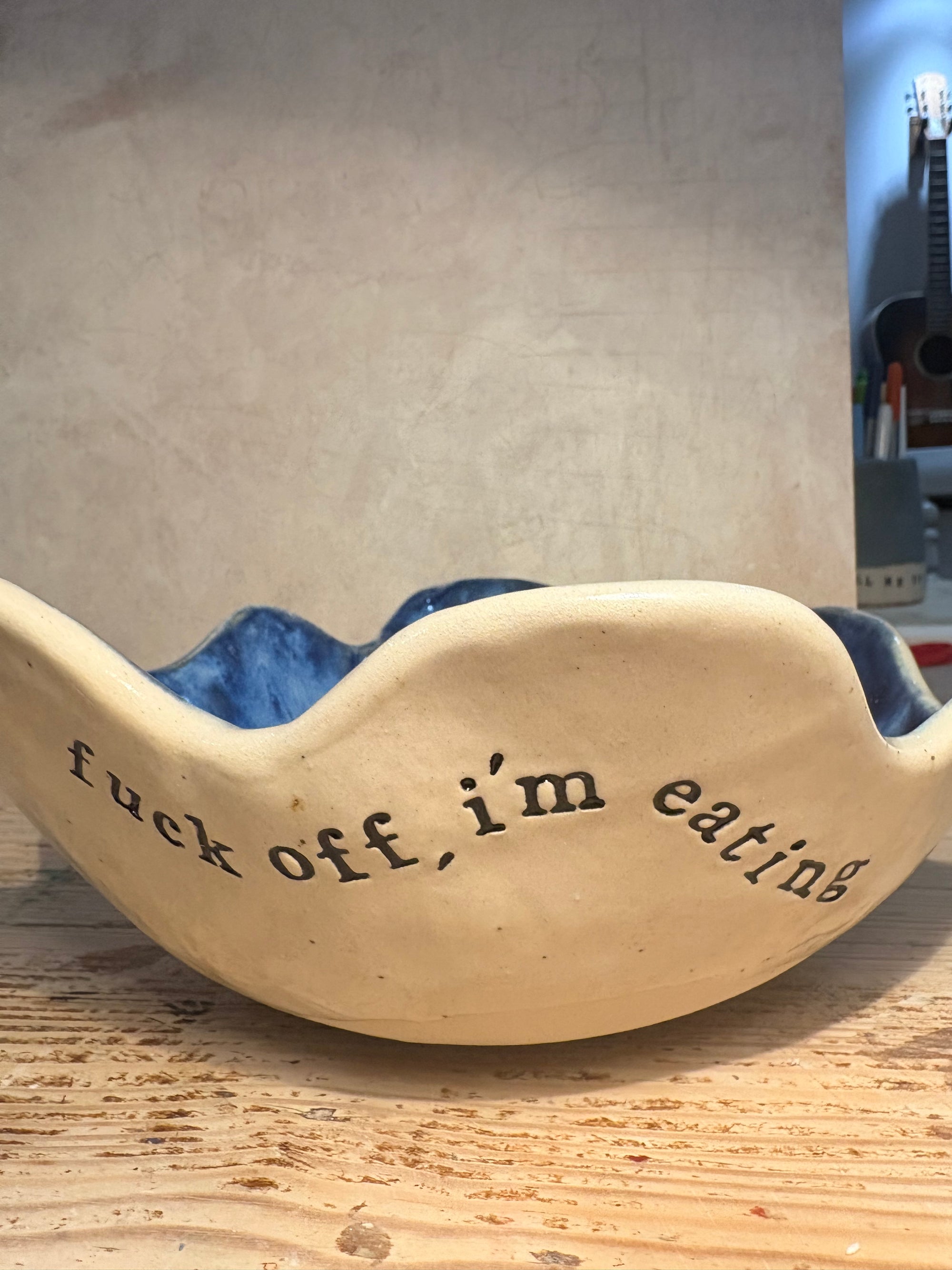 “fuck off, i'm eating" bowl