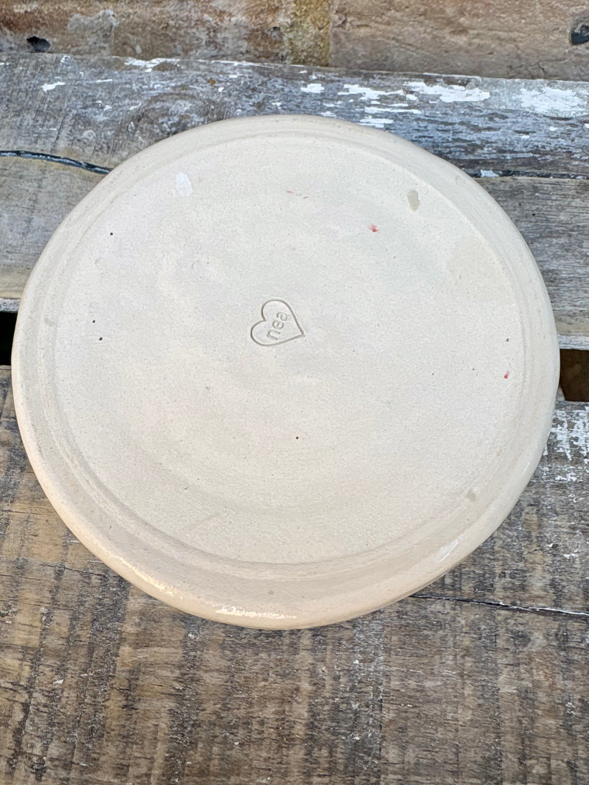 Butter Dish (butter slut, pink, cream clay, knob)