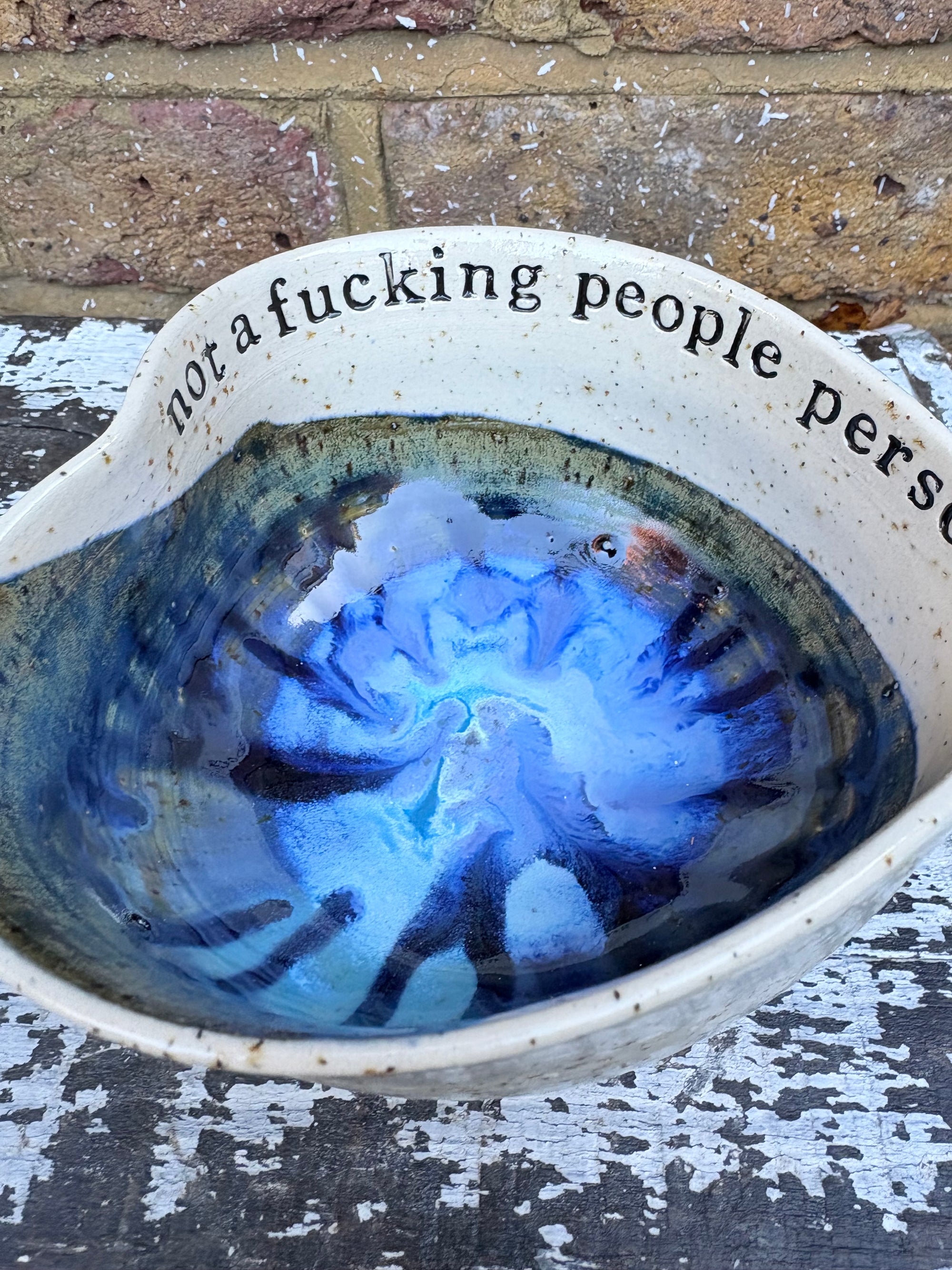 "not a fucking People Person" bowl