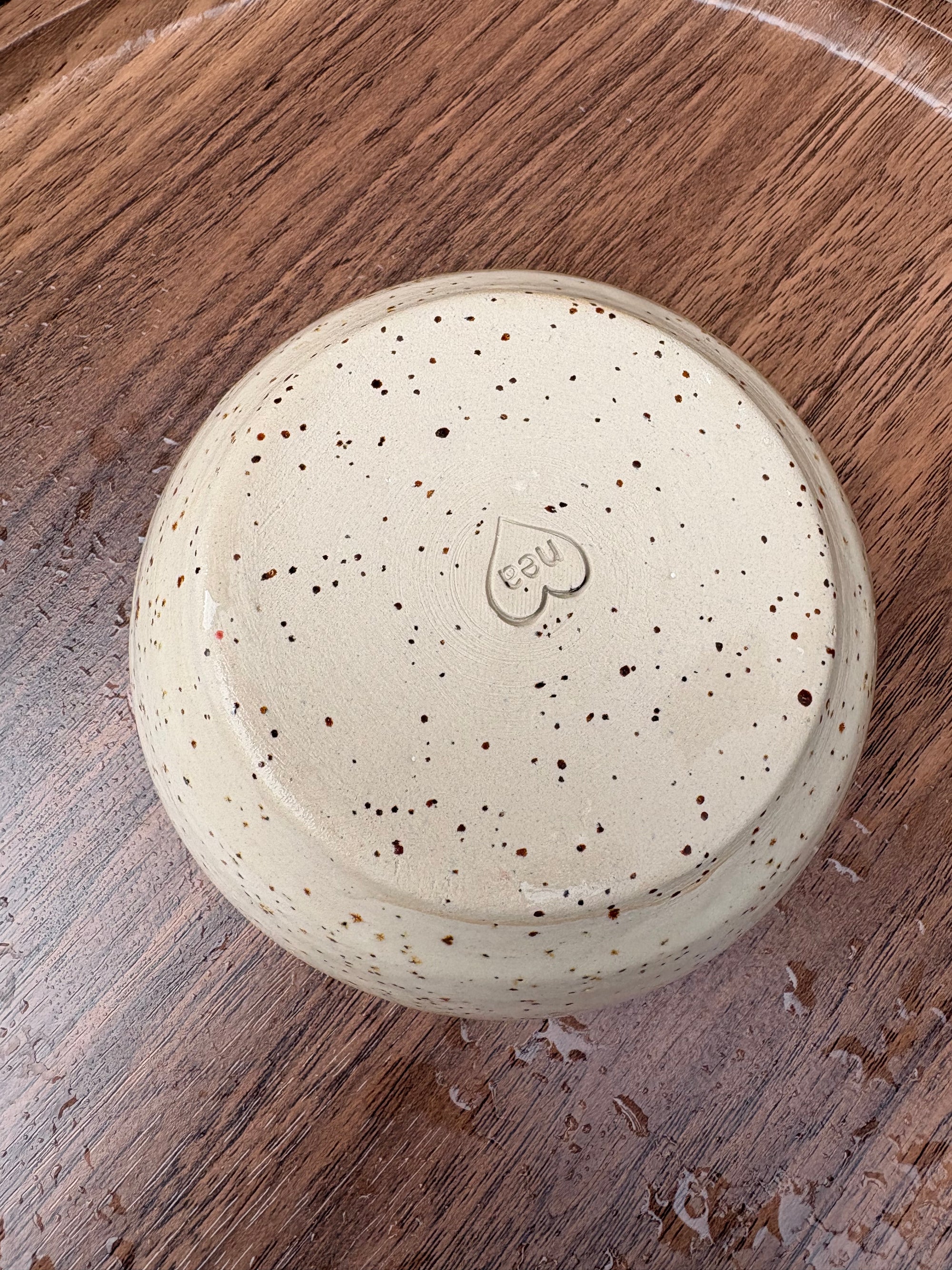 "random shit" trinket dish (green speckle)