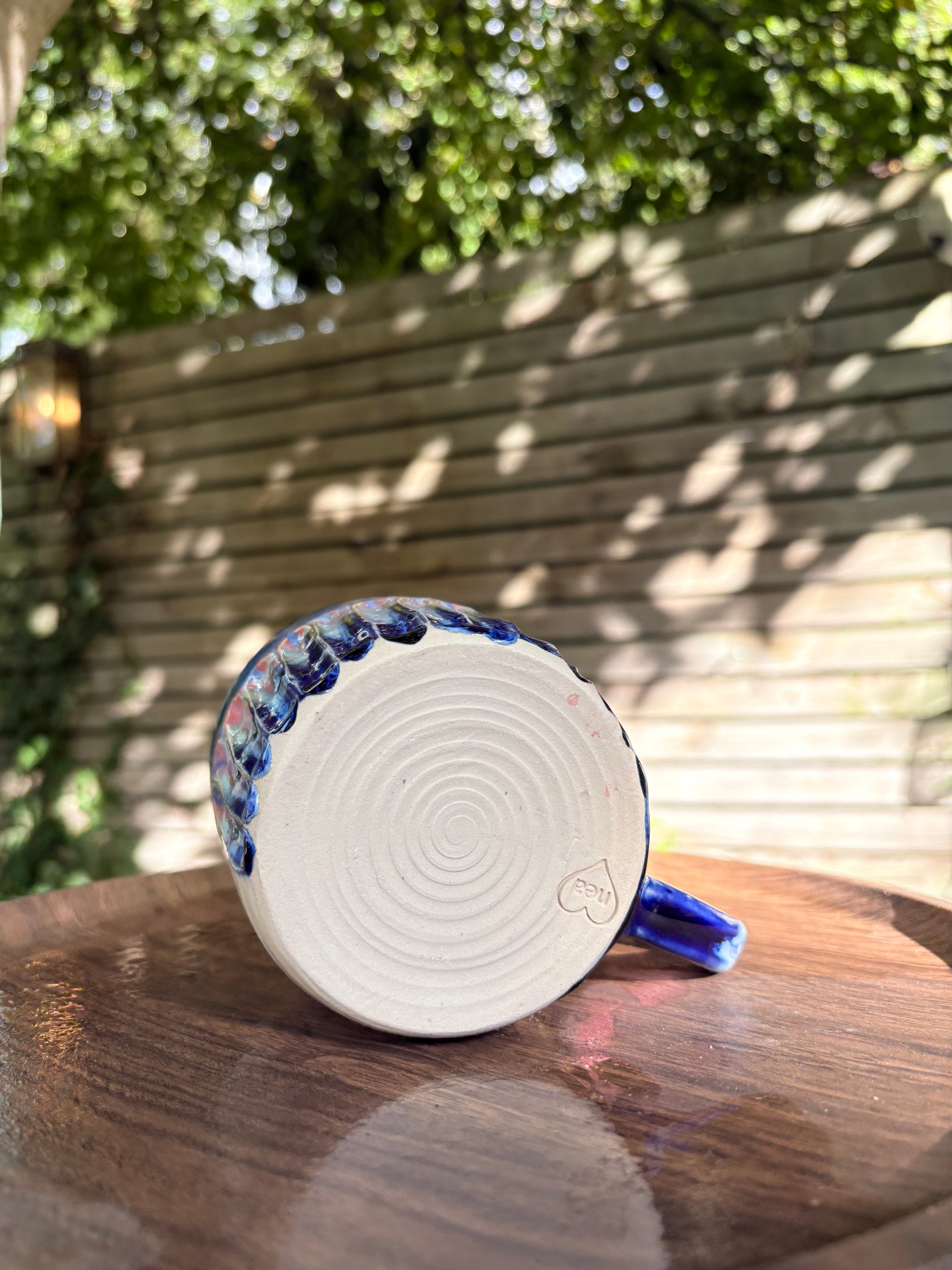 "I'm a fucking GODDESS" mug (blue night sky, 370ml)