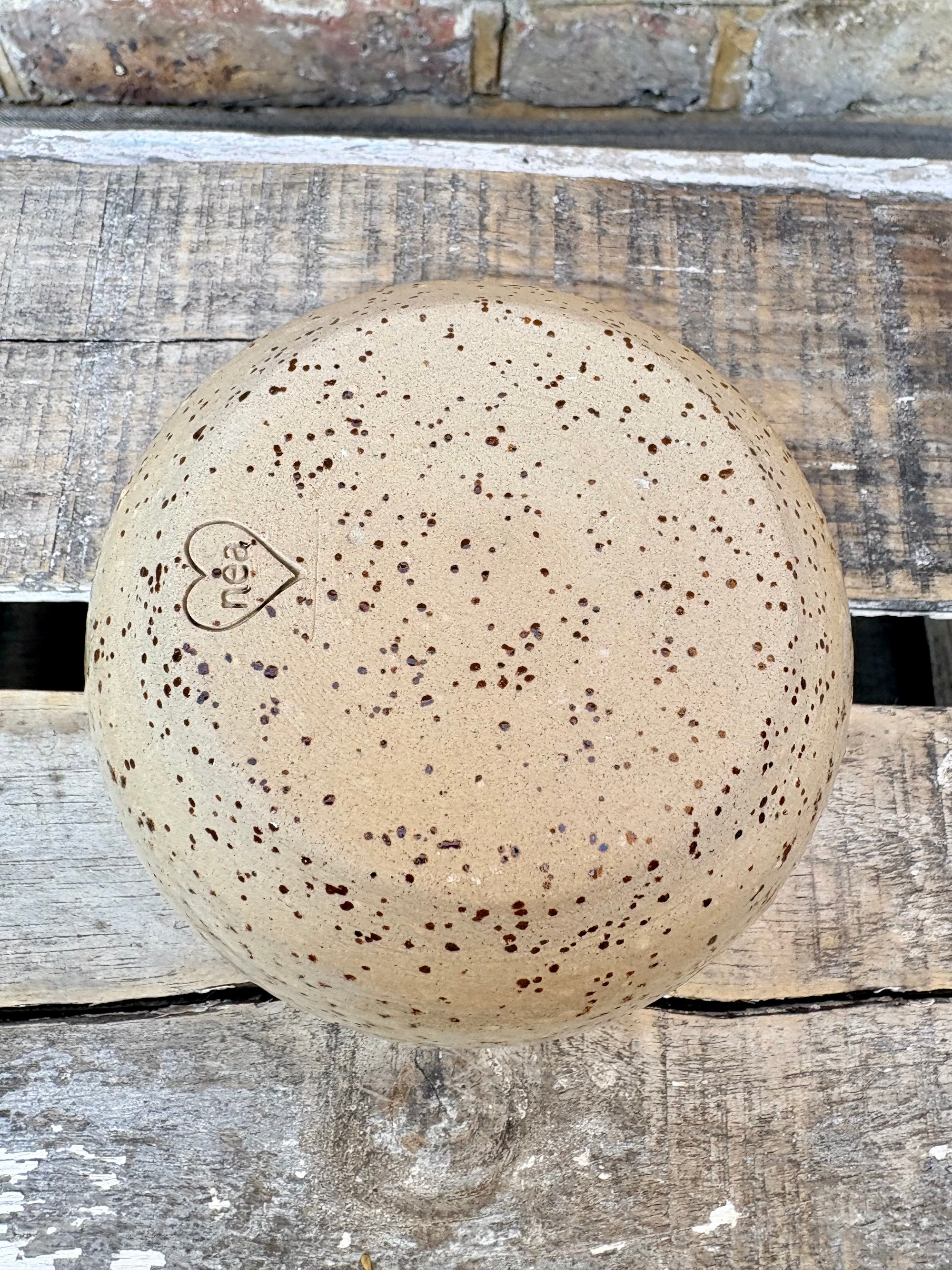 "random shit" trinket dish (pink, flecked)