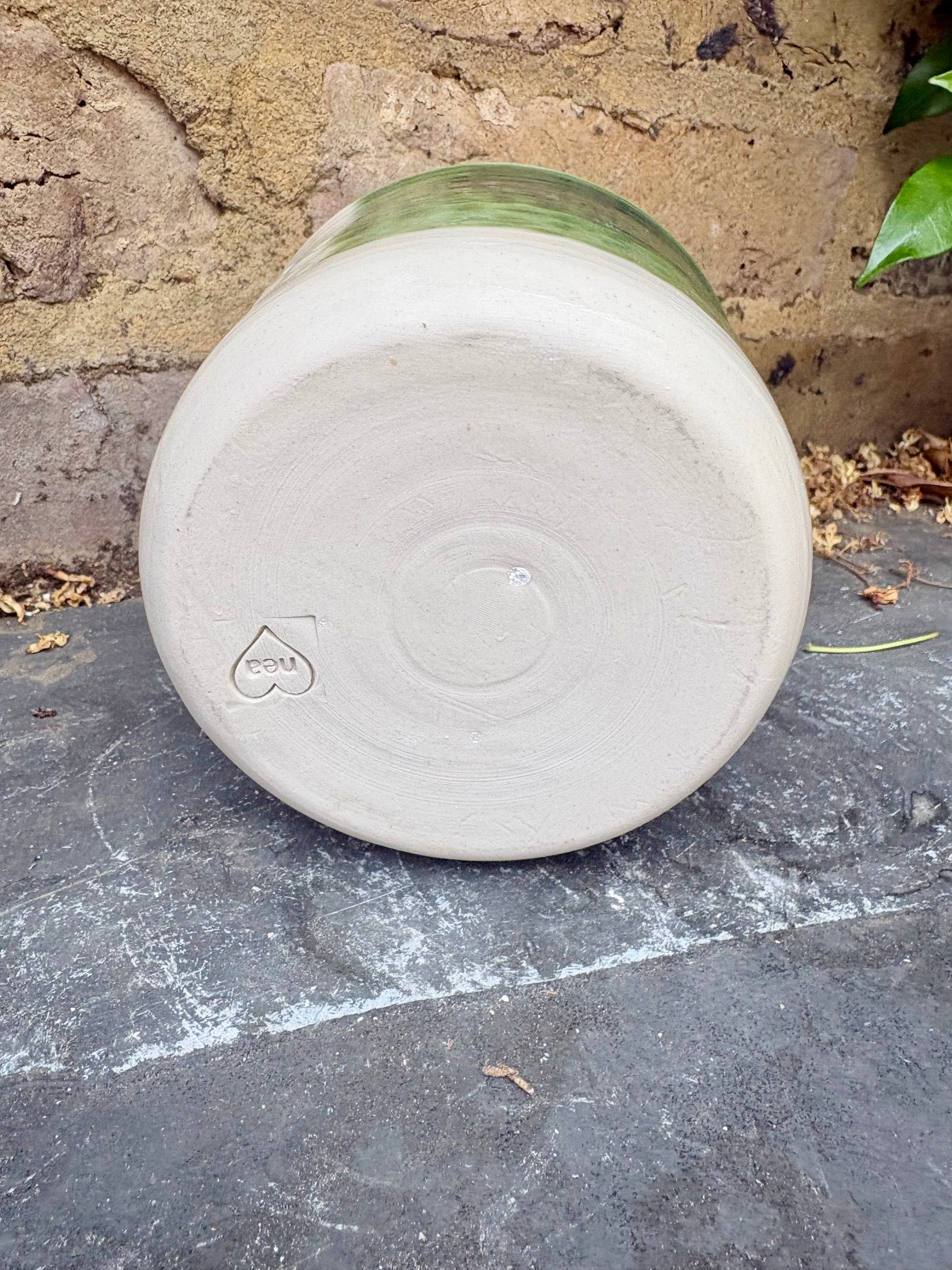 "random kitchen shit" utensil holder (green)