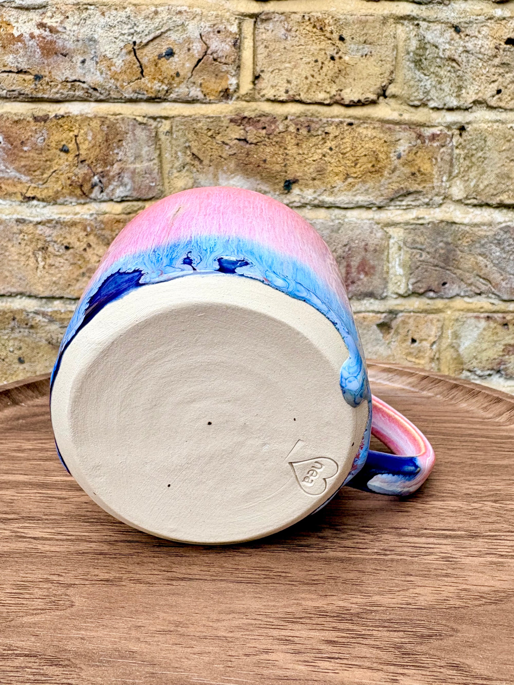 “Fuck off i'm reading" mug (Pink/blue/cream)