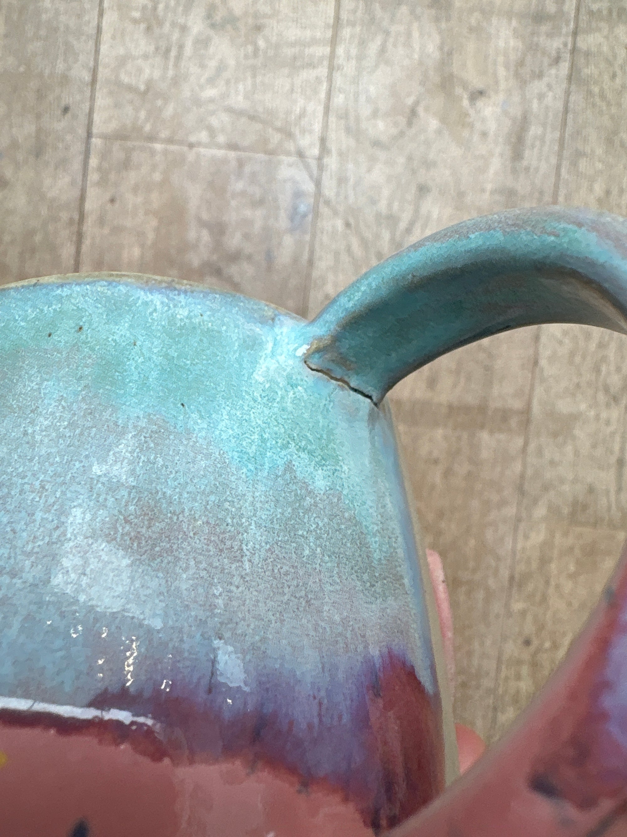 “love is love” mug (pink heart)