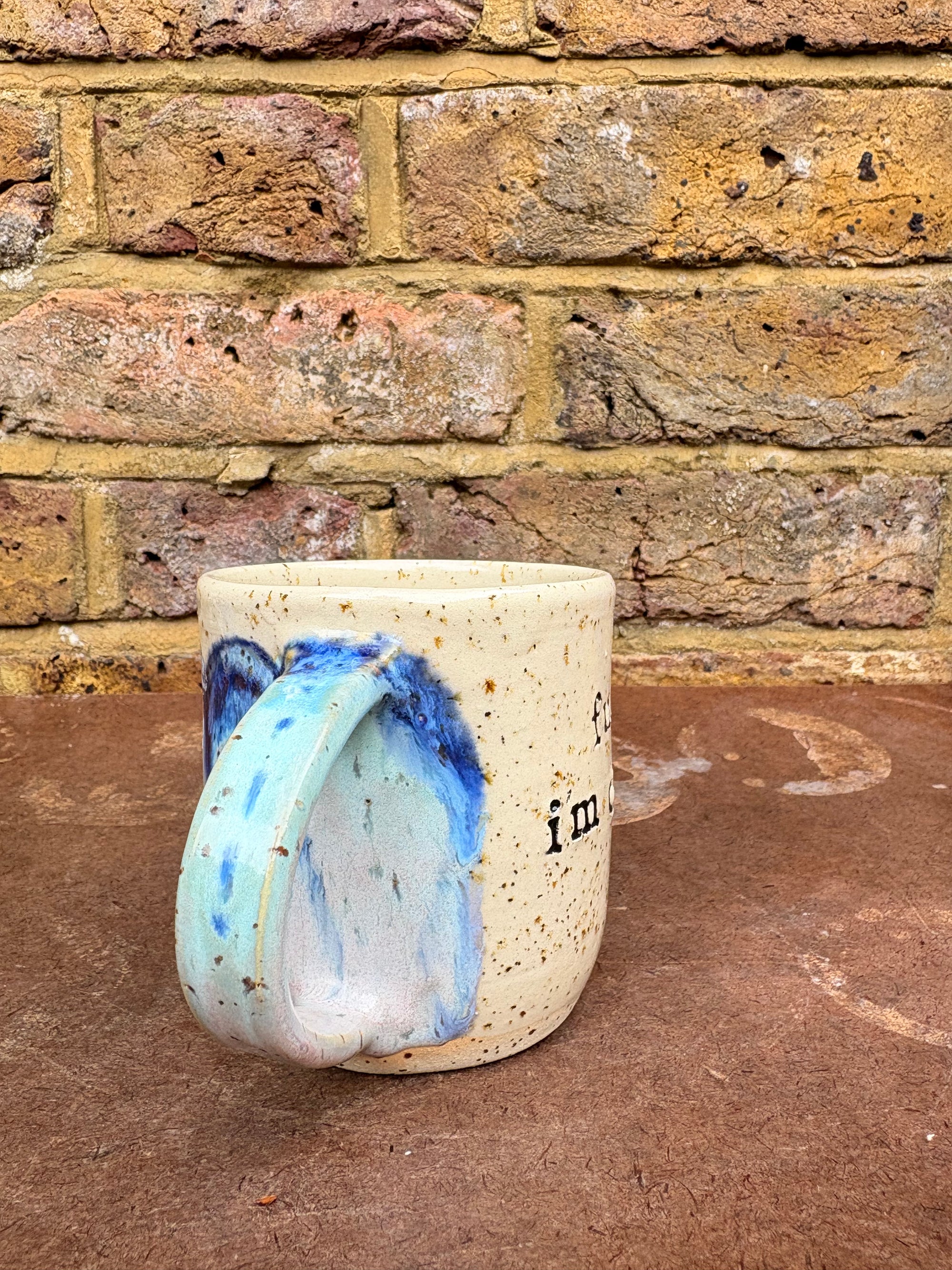 “Fuck off i'm dreaming" mug (Blue Night Sky)