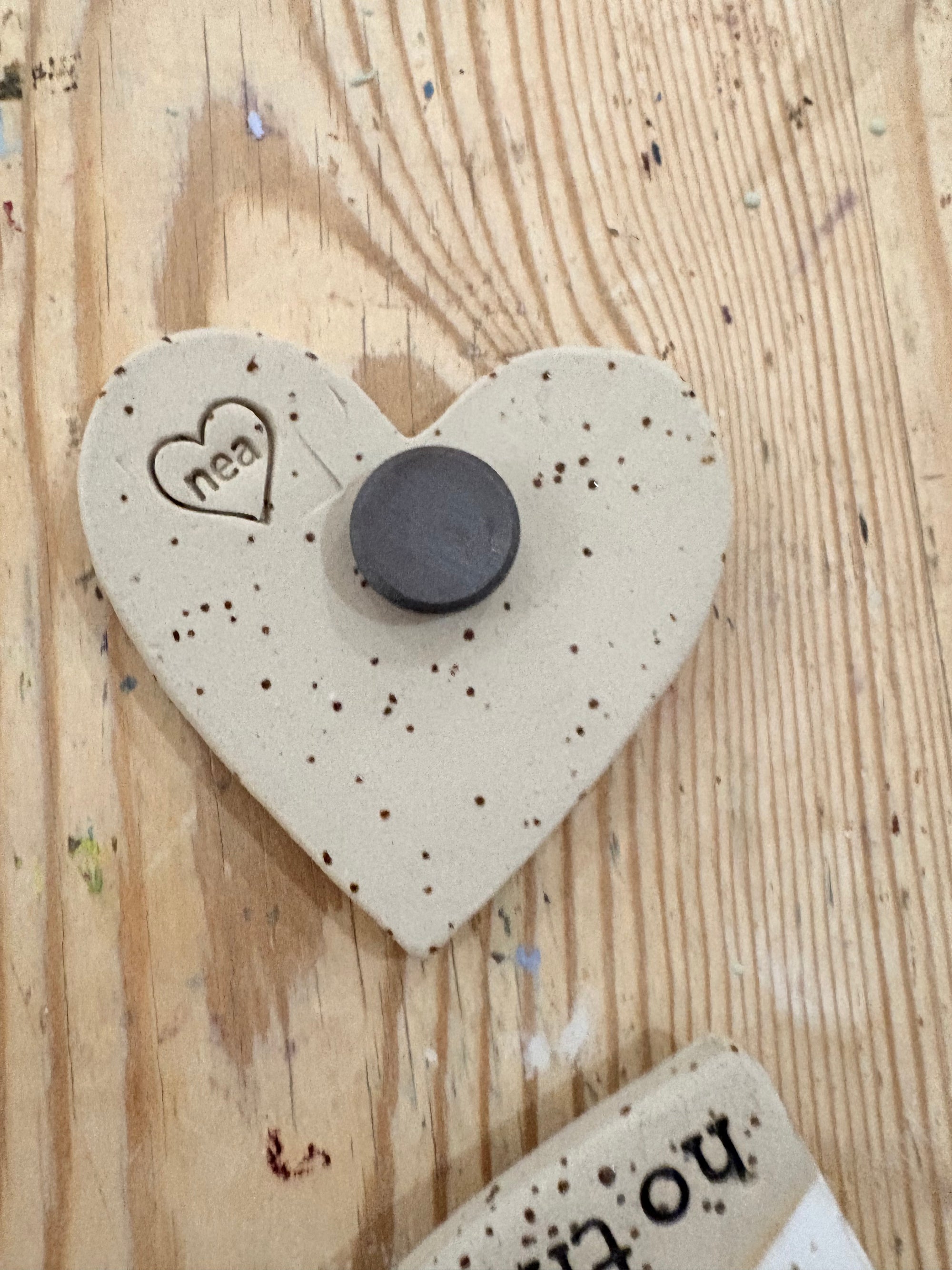 “ho the fuck ho” magnet (red and white, large)