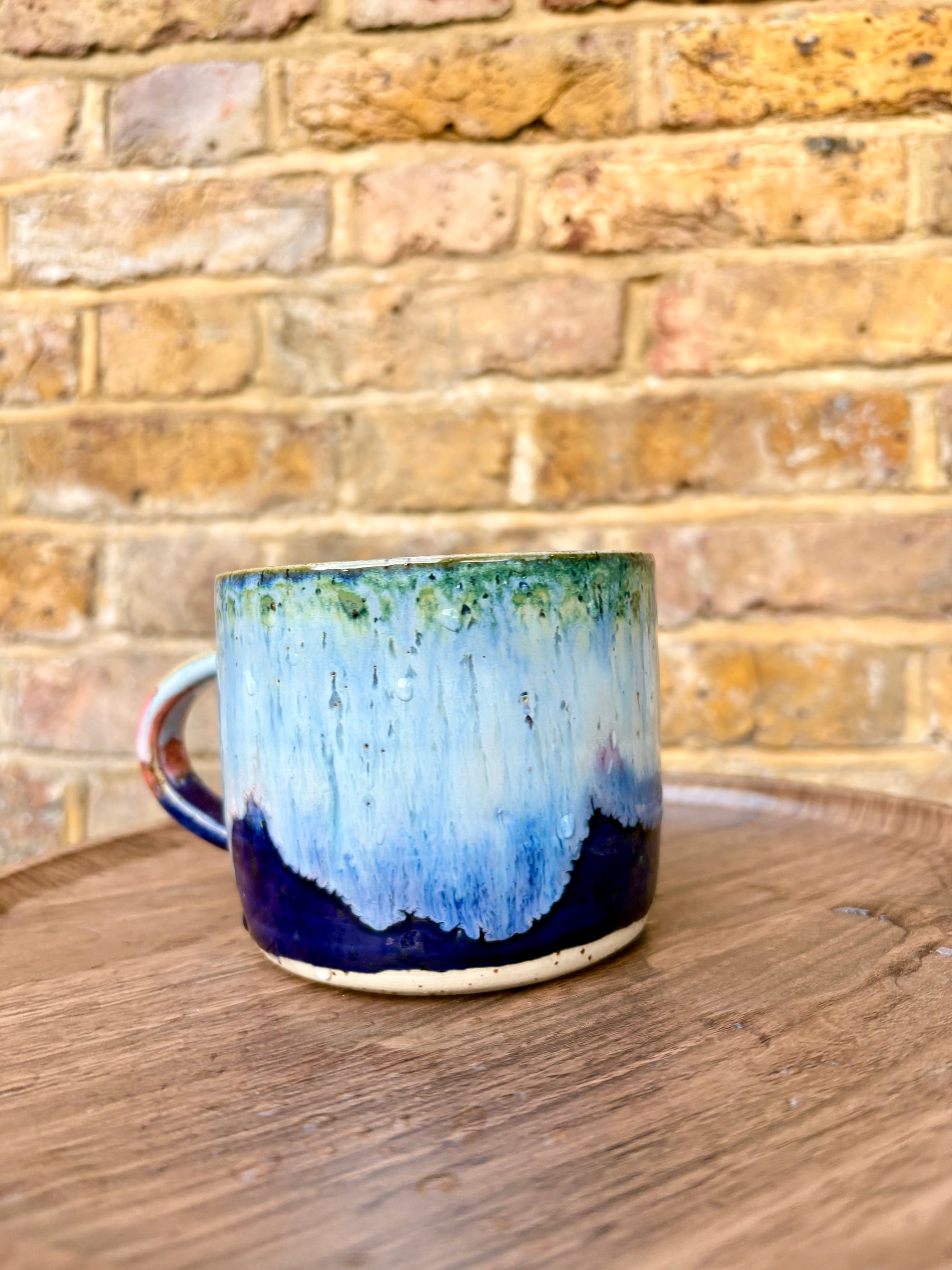 "what a fucked up time to be alive" mug (Pink Night Sky)