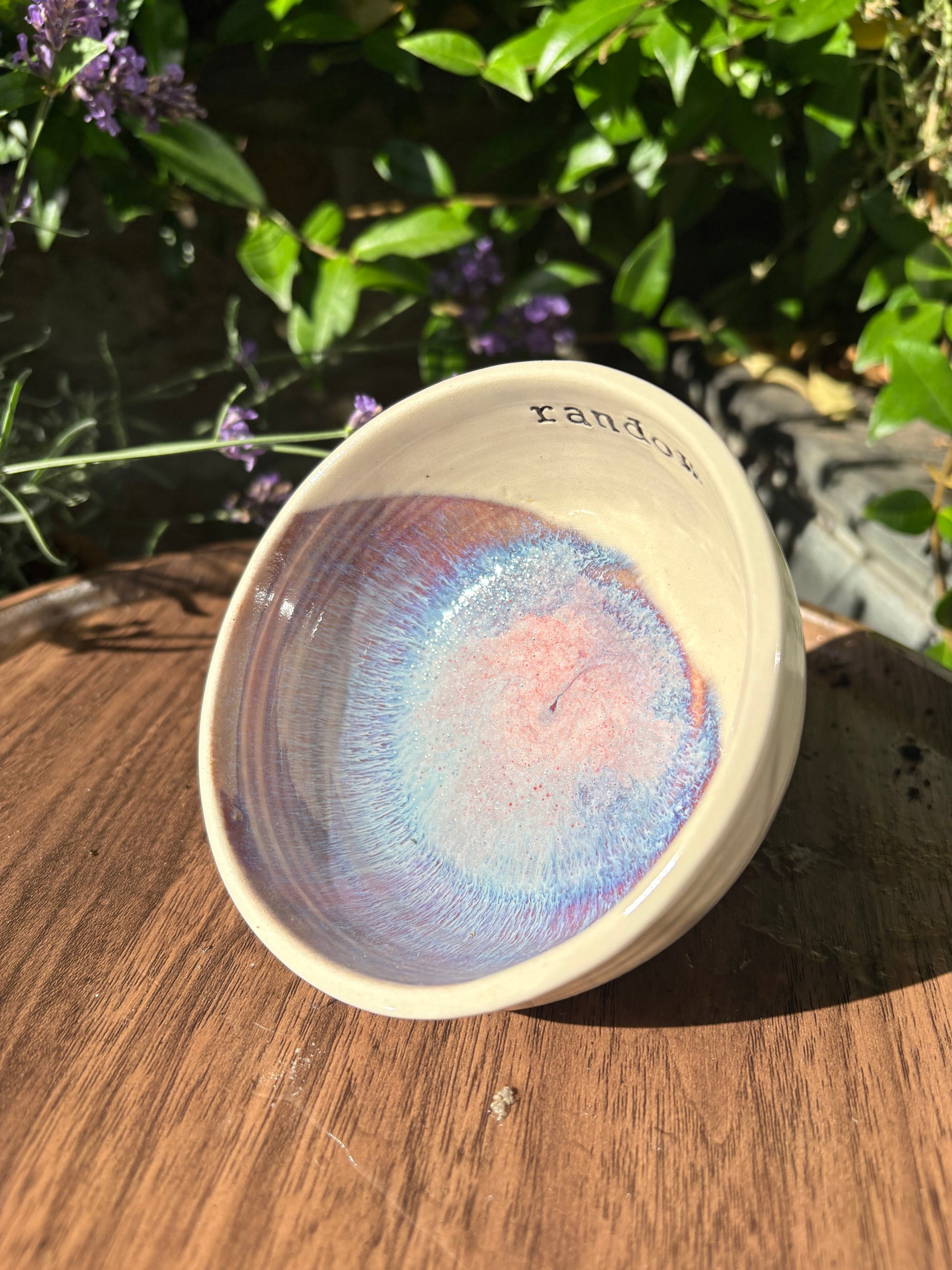 "random shit" trinket dish (purple)