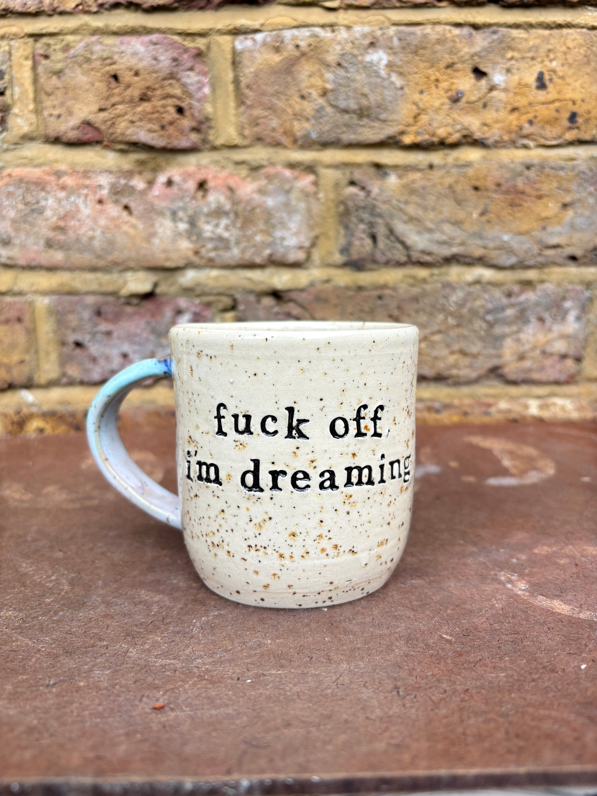 “Fuck off i'm dreaming" mug (Blue Night Sky)