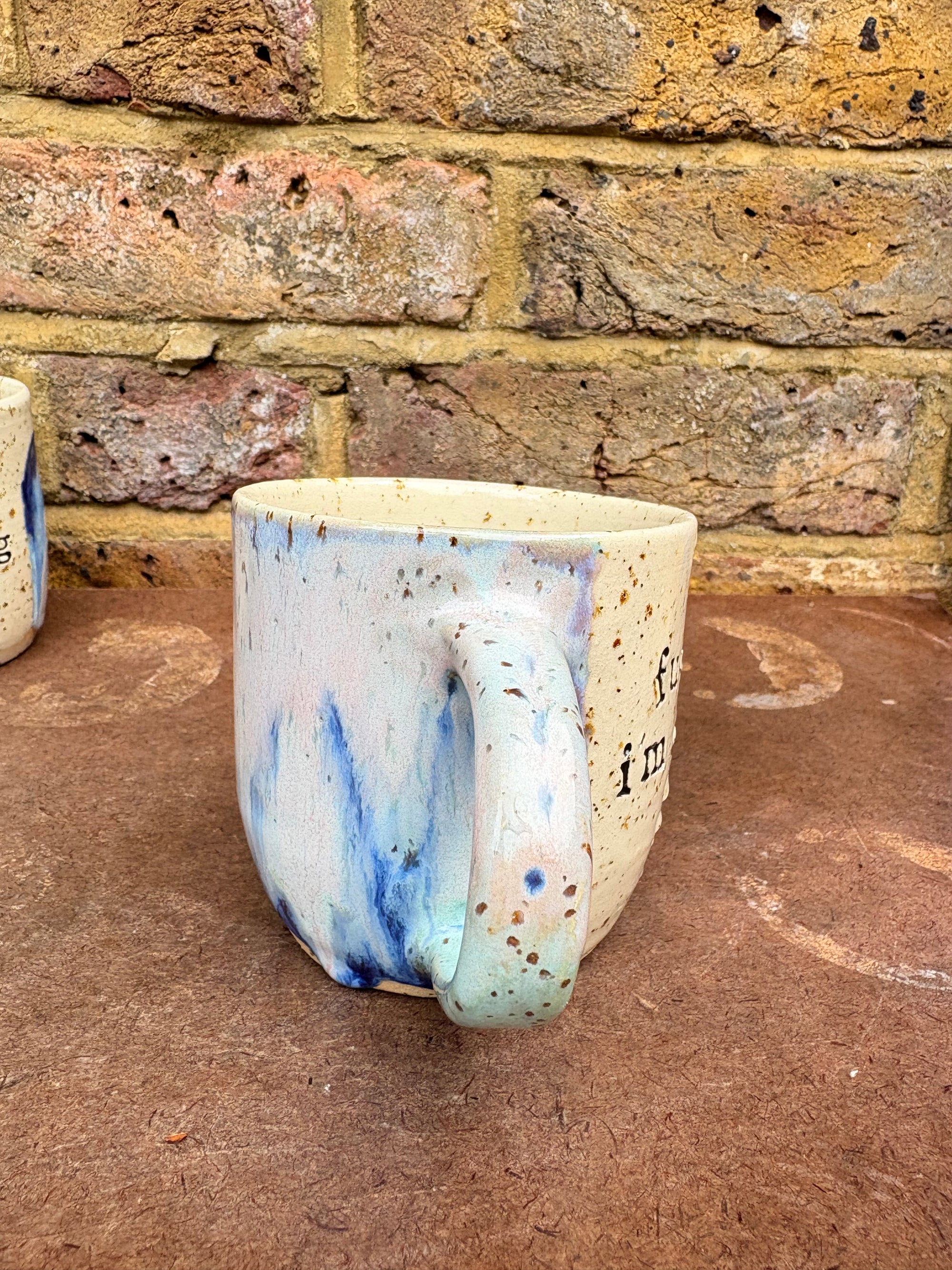 “Fuck off i'm dreaming" mug (pink night sky)