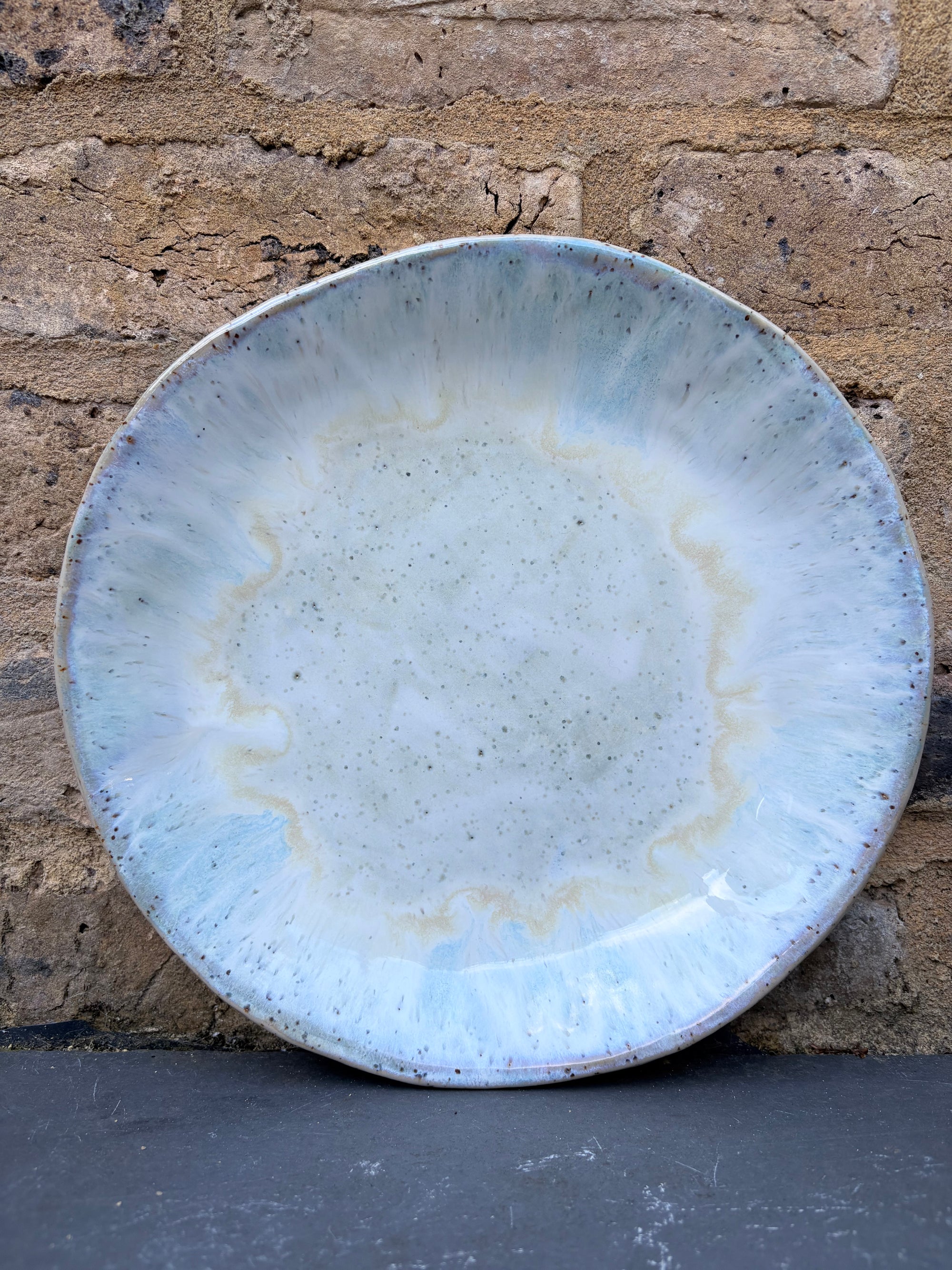 "fuck off, i'm eating" dinner plate