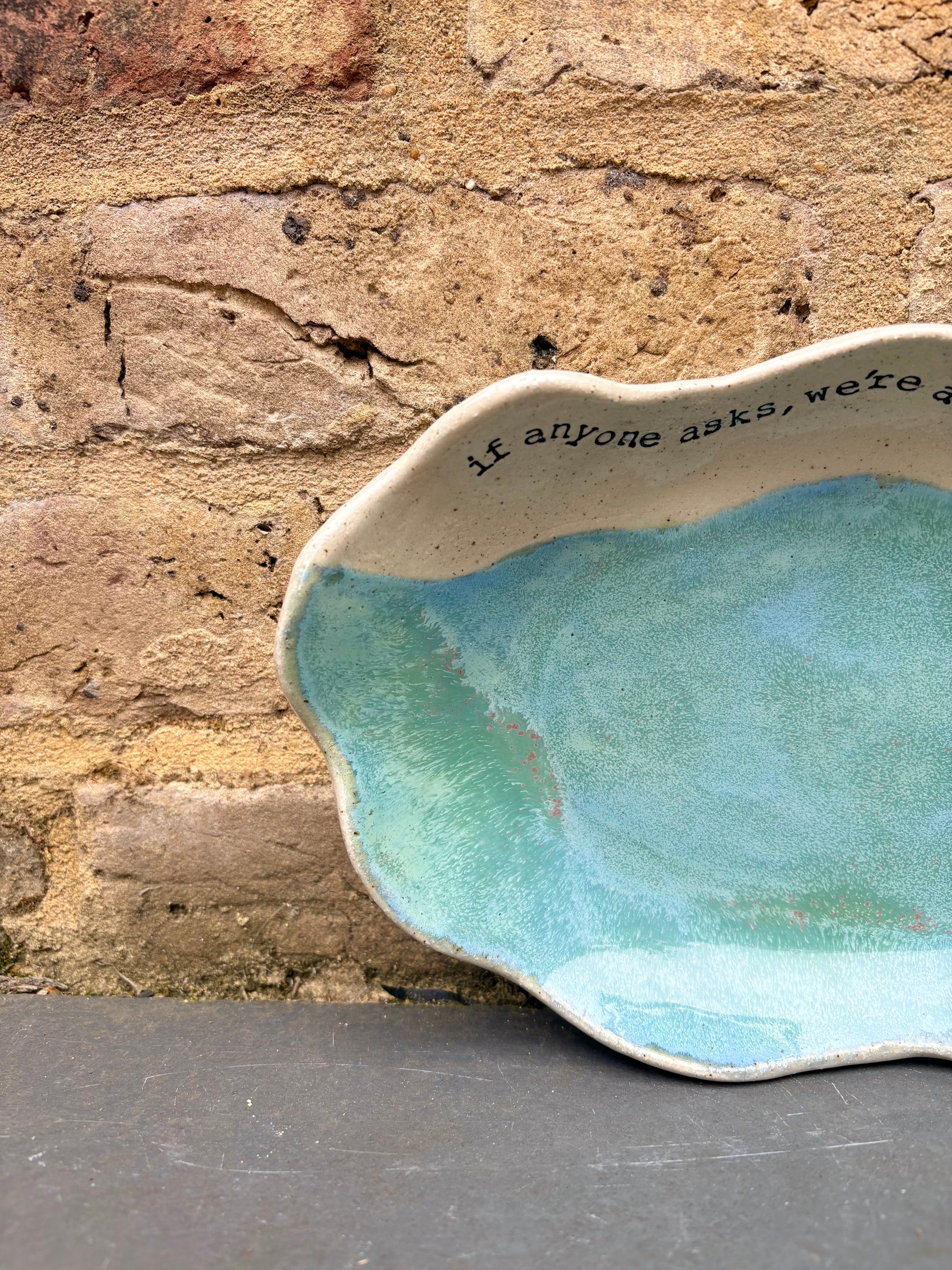 "If anyone asks, we're a nice normal family" Peacock Green