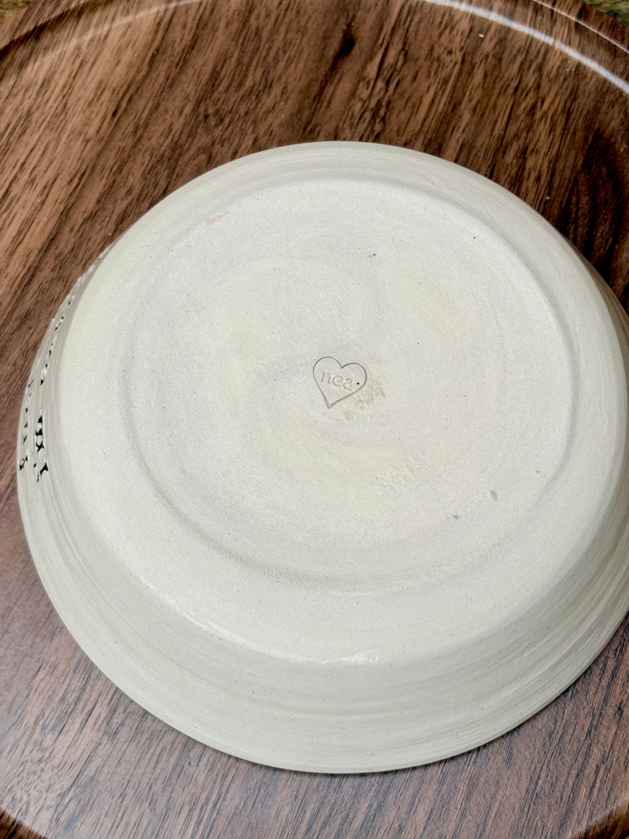 "fuck off, I'm eating" shallow bowl (pink)