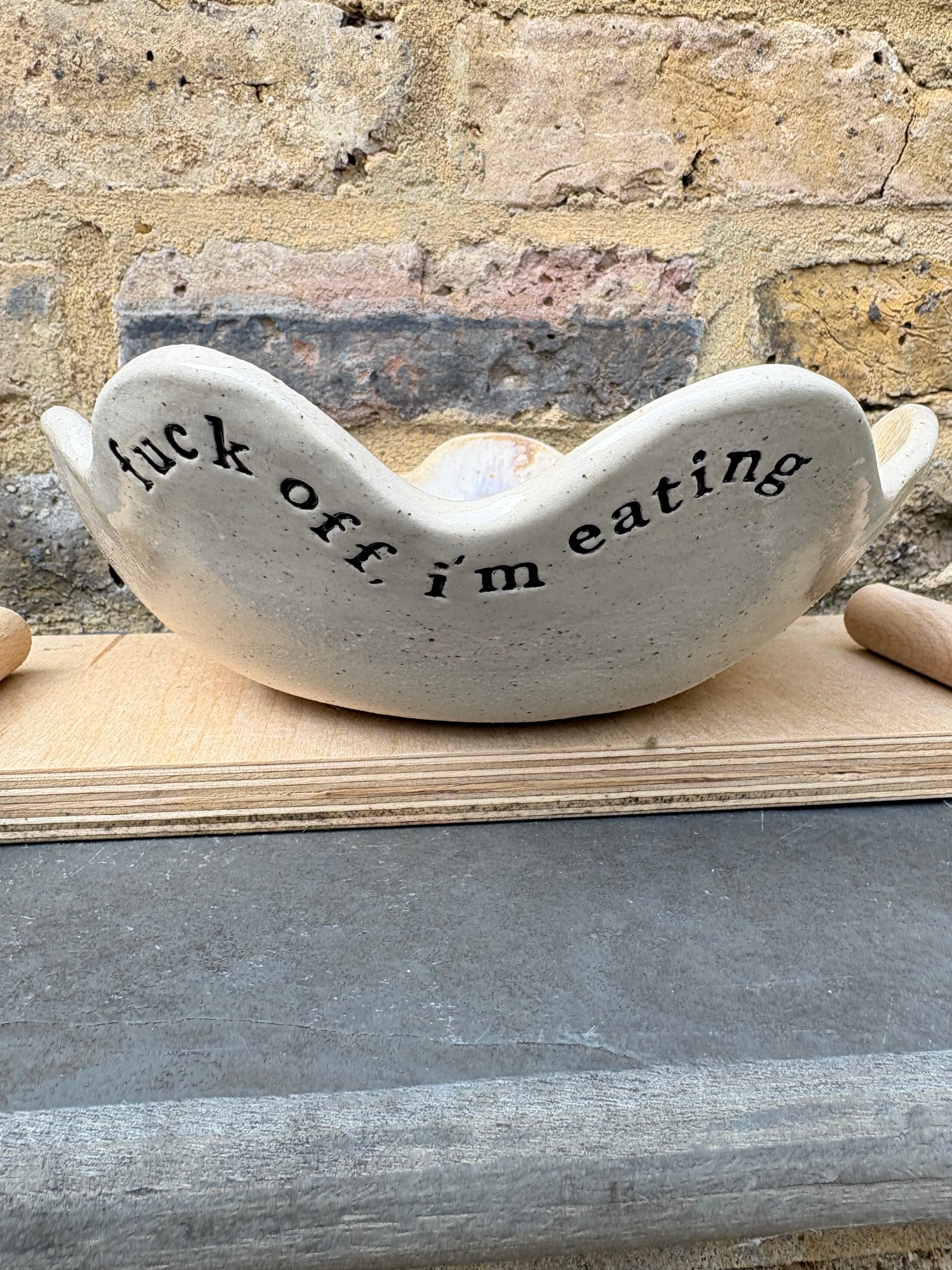 “fuck off, i'm eating" bowl