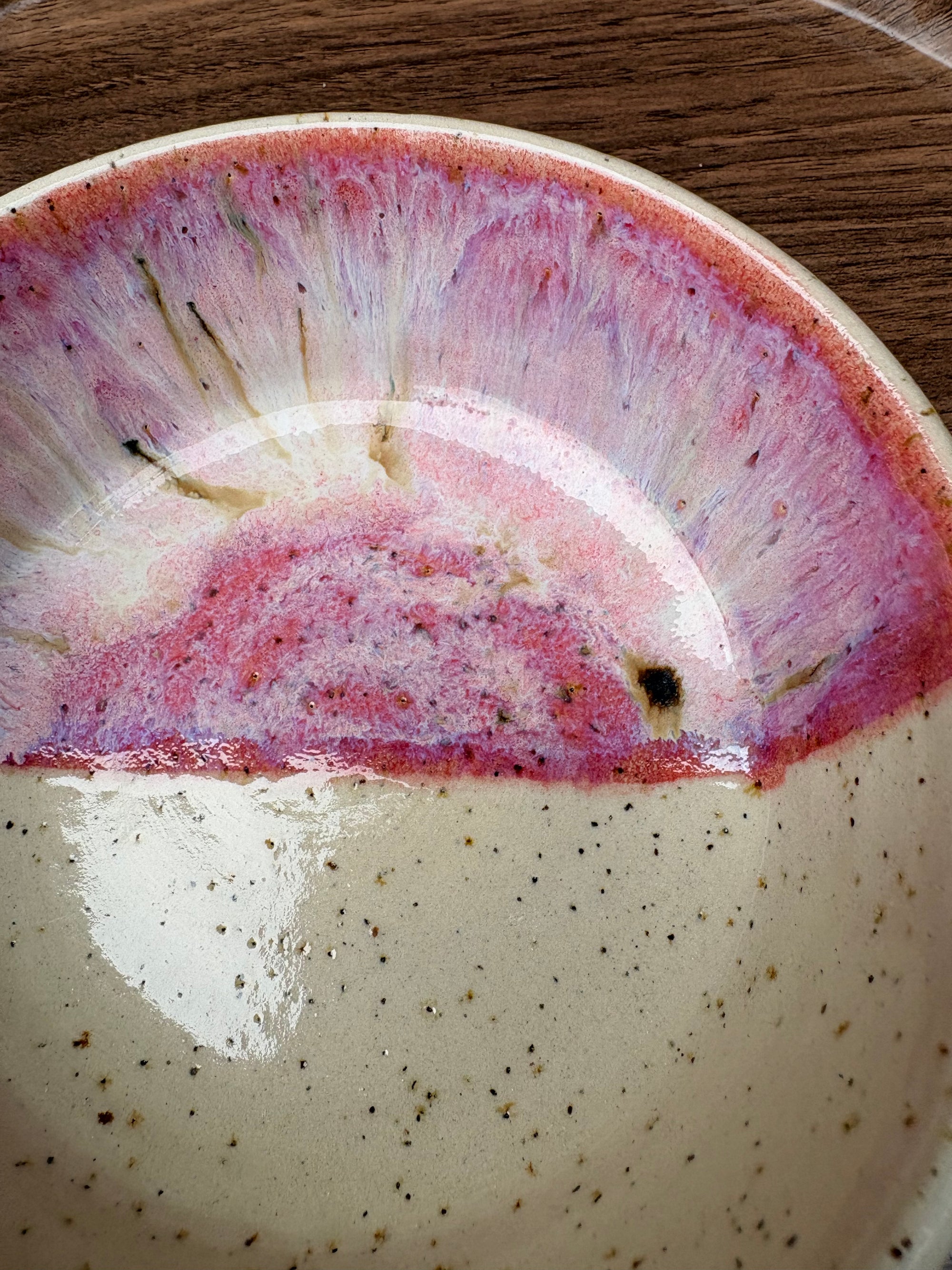 "random shit" trinket dish (pink)