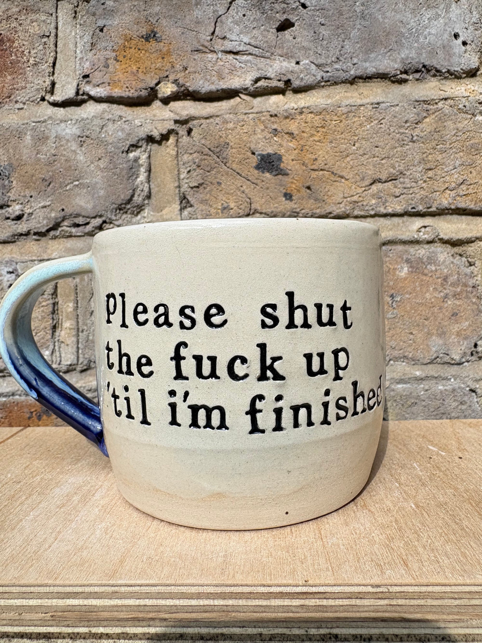 "please shut the fuck up 'til i'm finished" (Blue Night Sky)