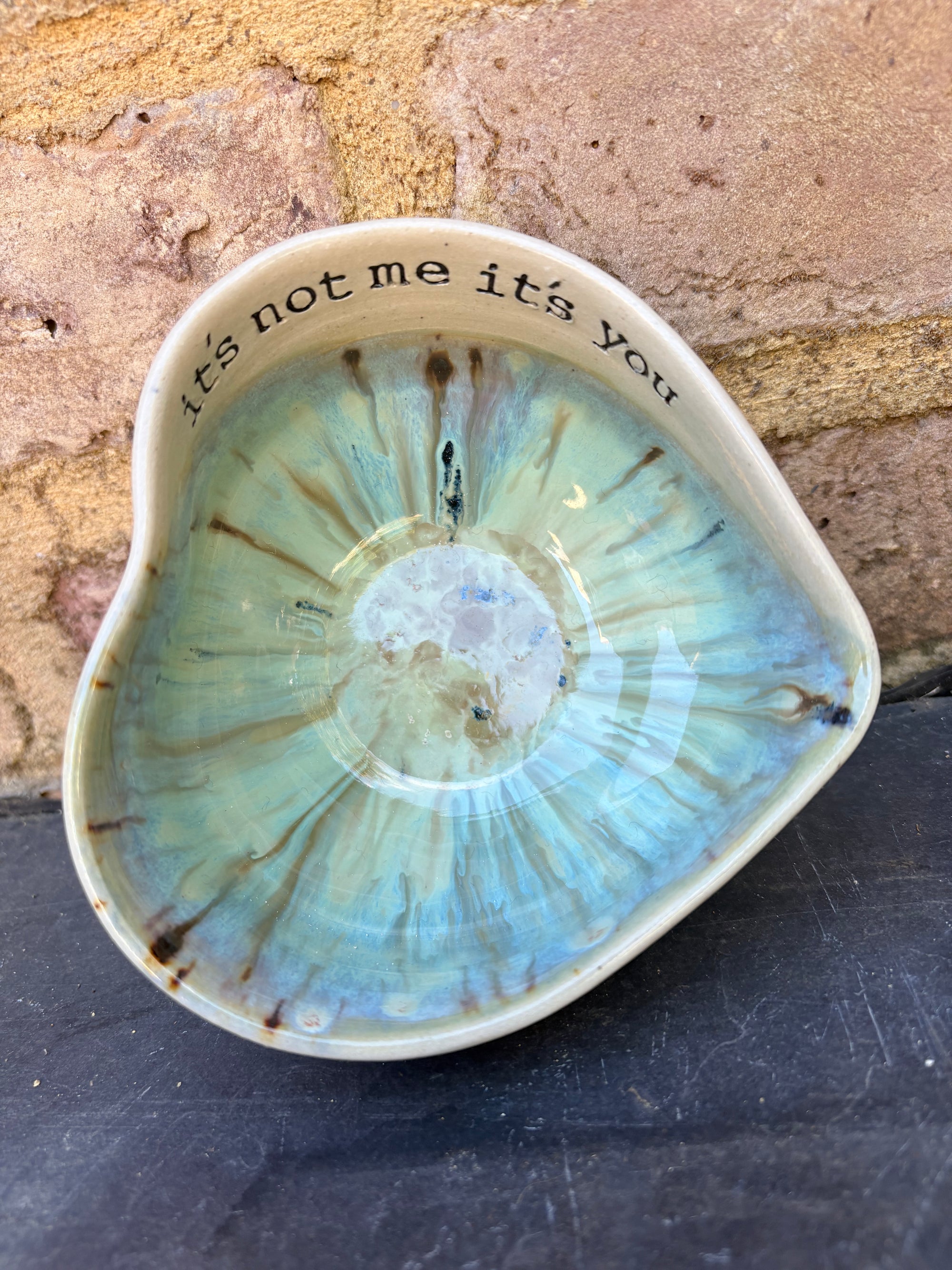 "it's not me, it's you" snack bowl