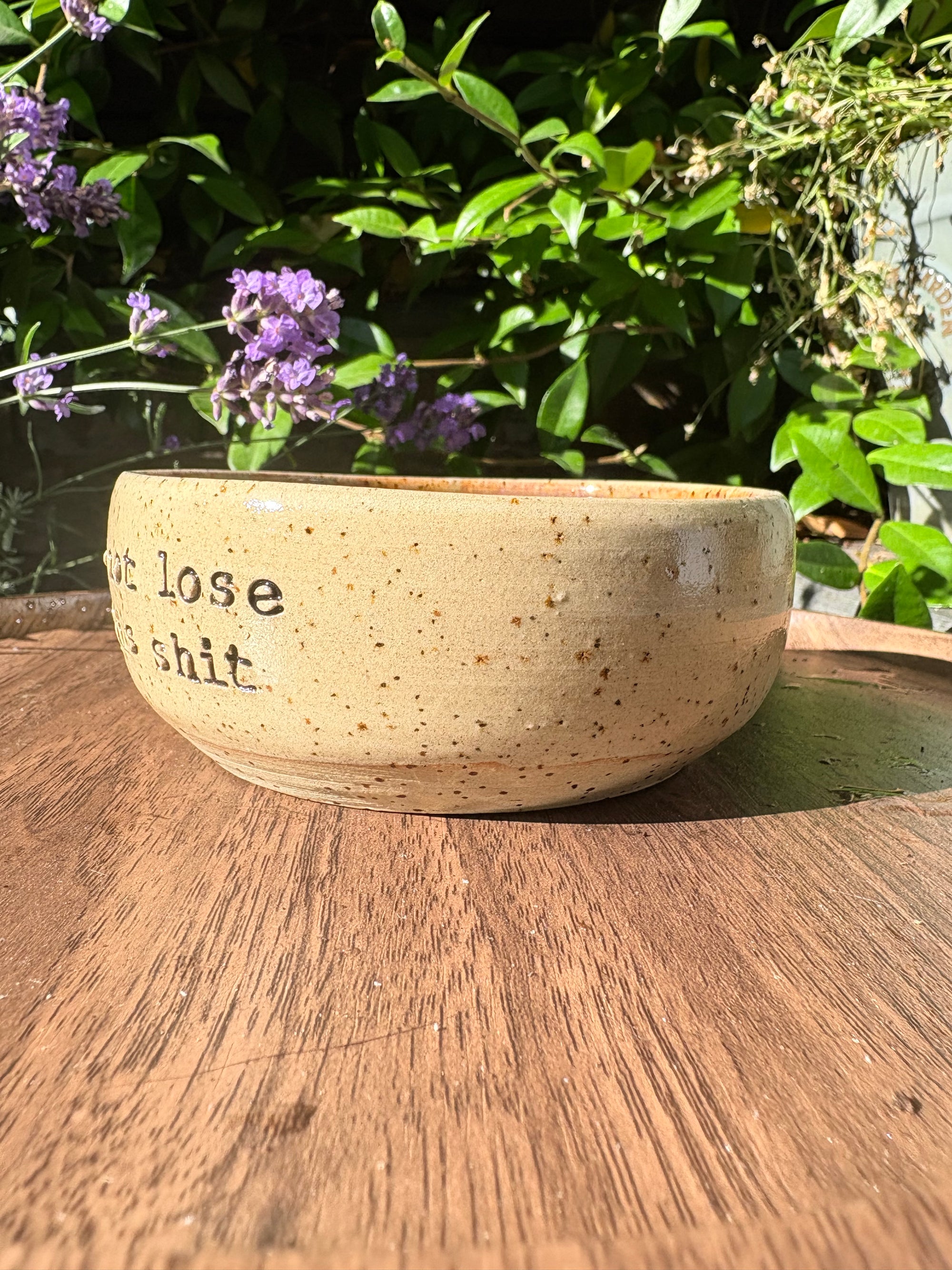 "Do not lose this shit" trinket dish (blue, second)