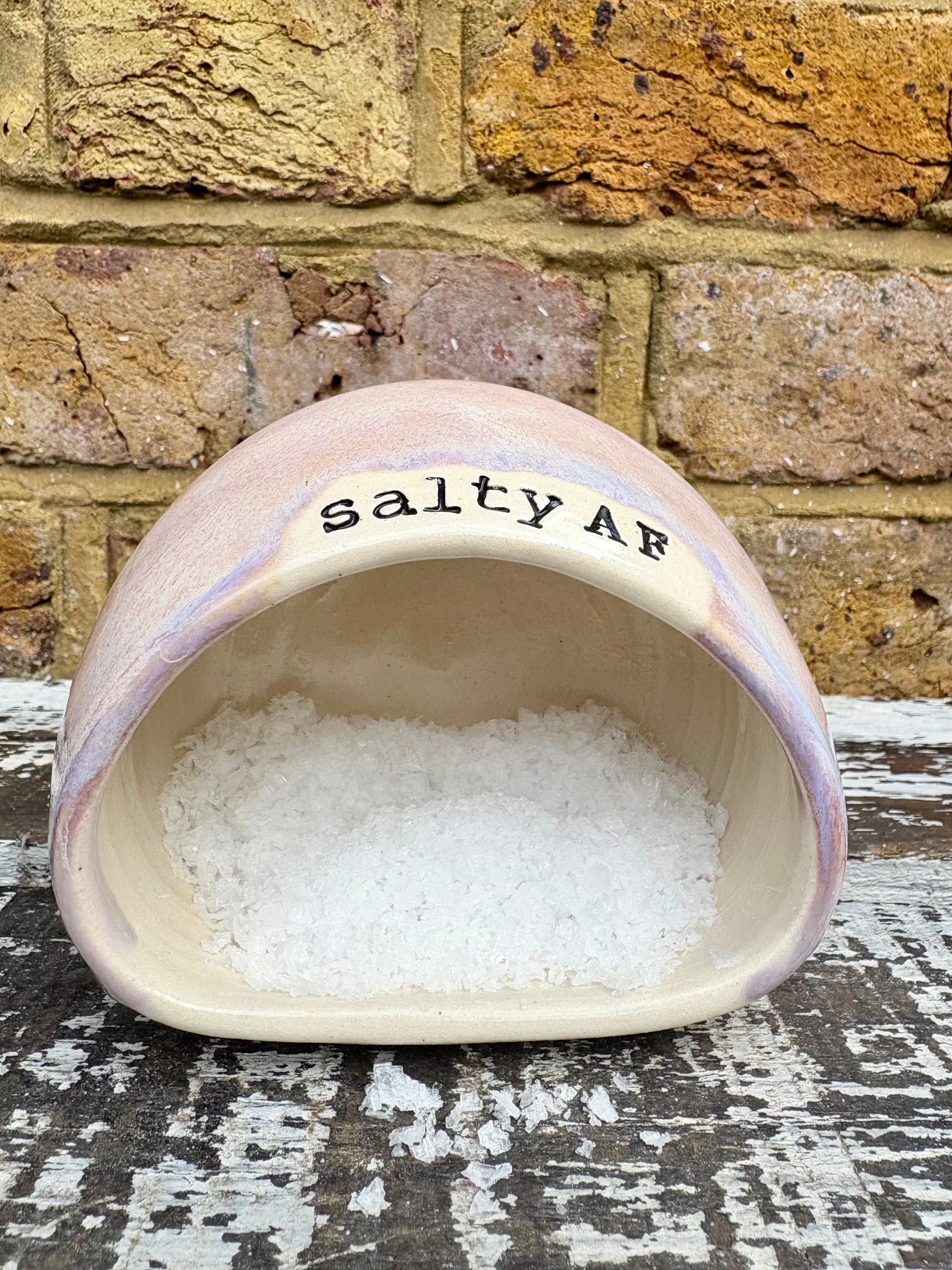 "Salty AF" Salt Pig (Lilac)