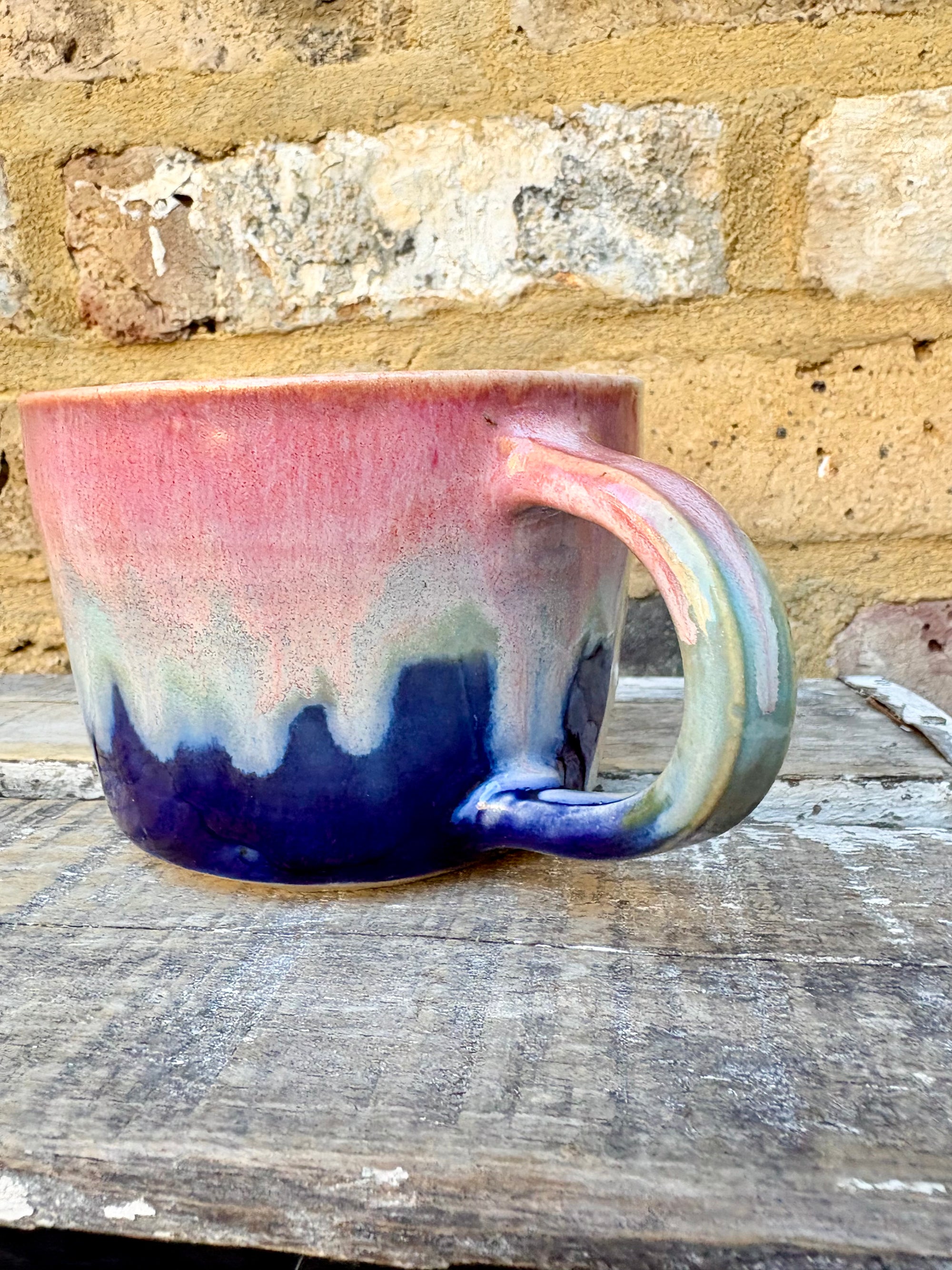 "tell me, what is it you plan to do with your one wild and precious life?" mug (300ml)