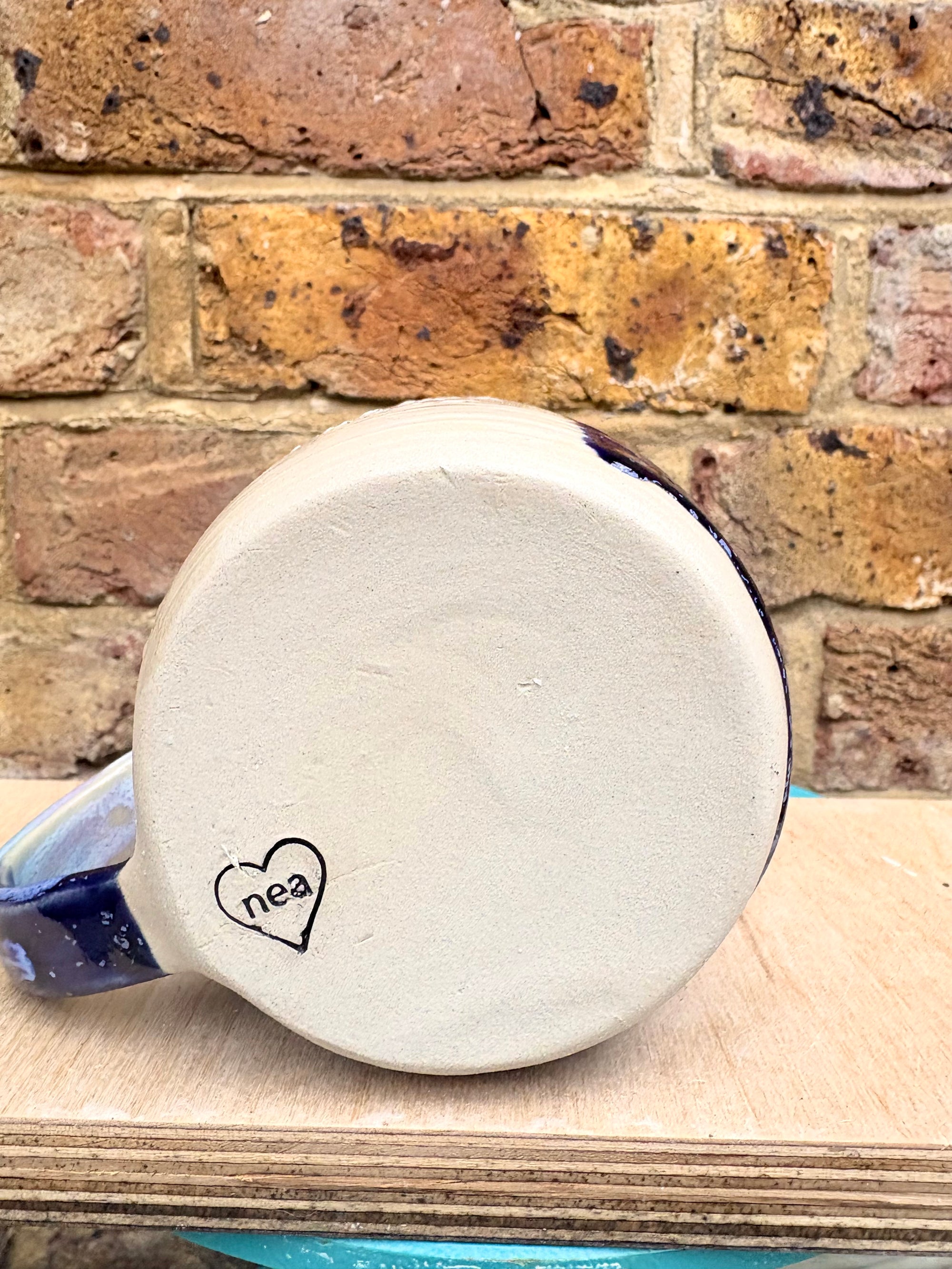 “sorry for what i said before I drank this” mug (blue night sky)