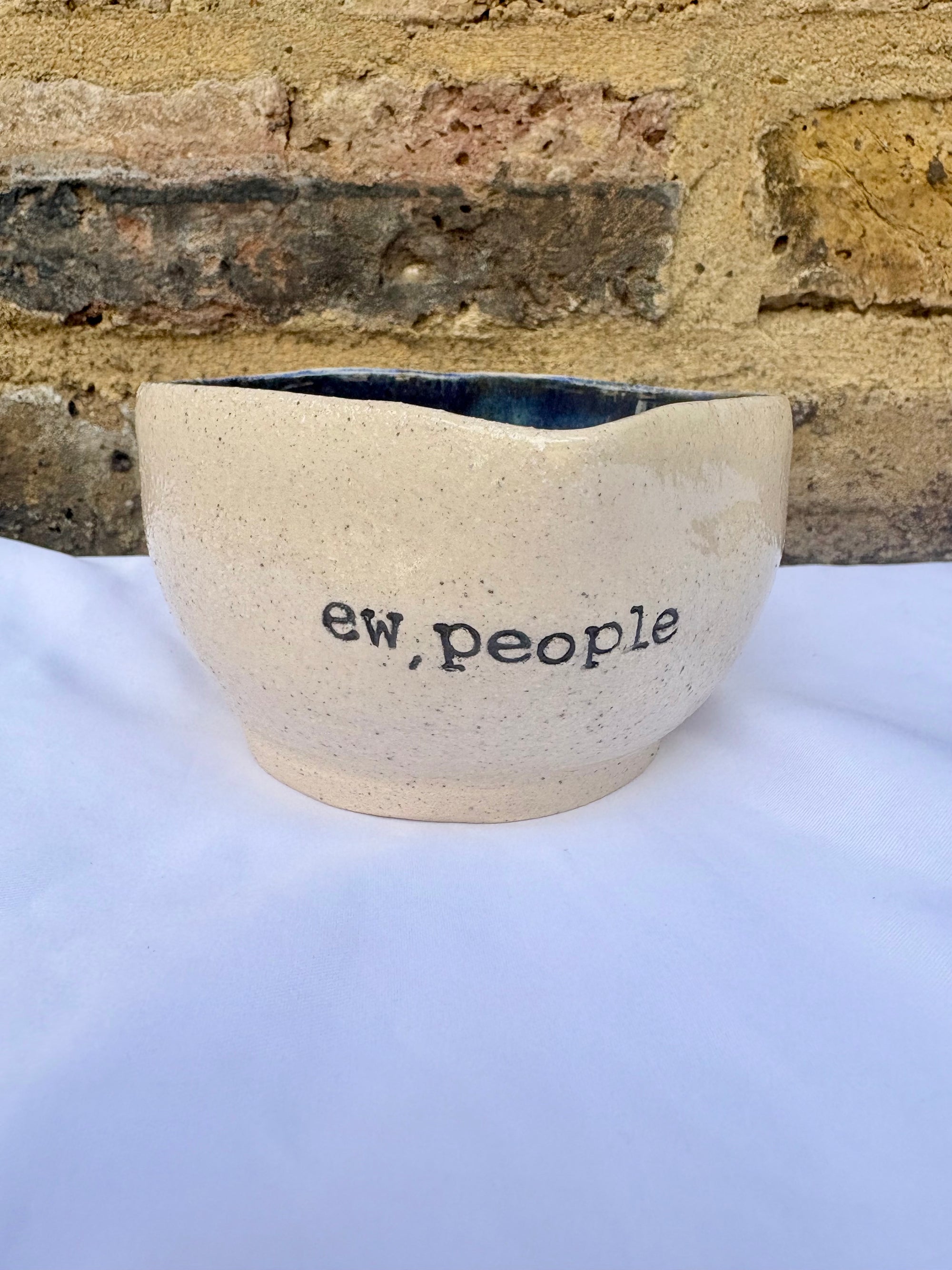 "people ew" bowl (Blue)