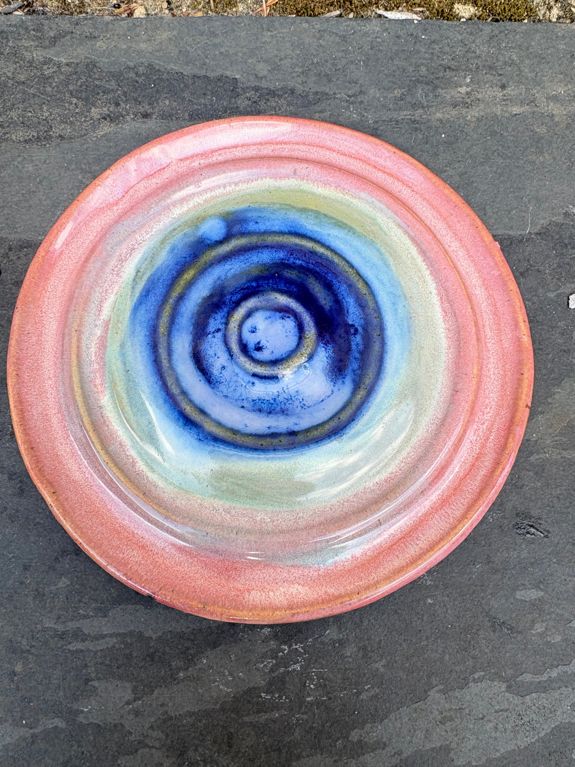 Butter Dish (butter slut, pink night sky, cream clay, knob)