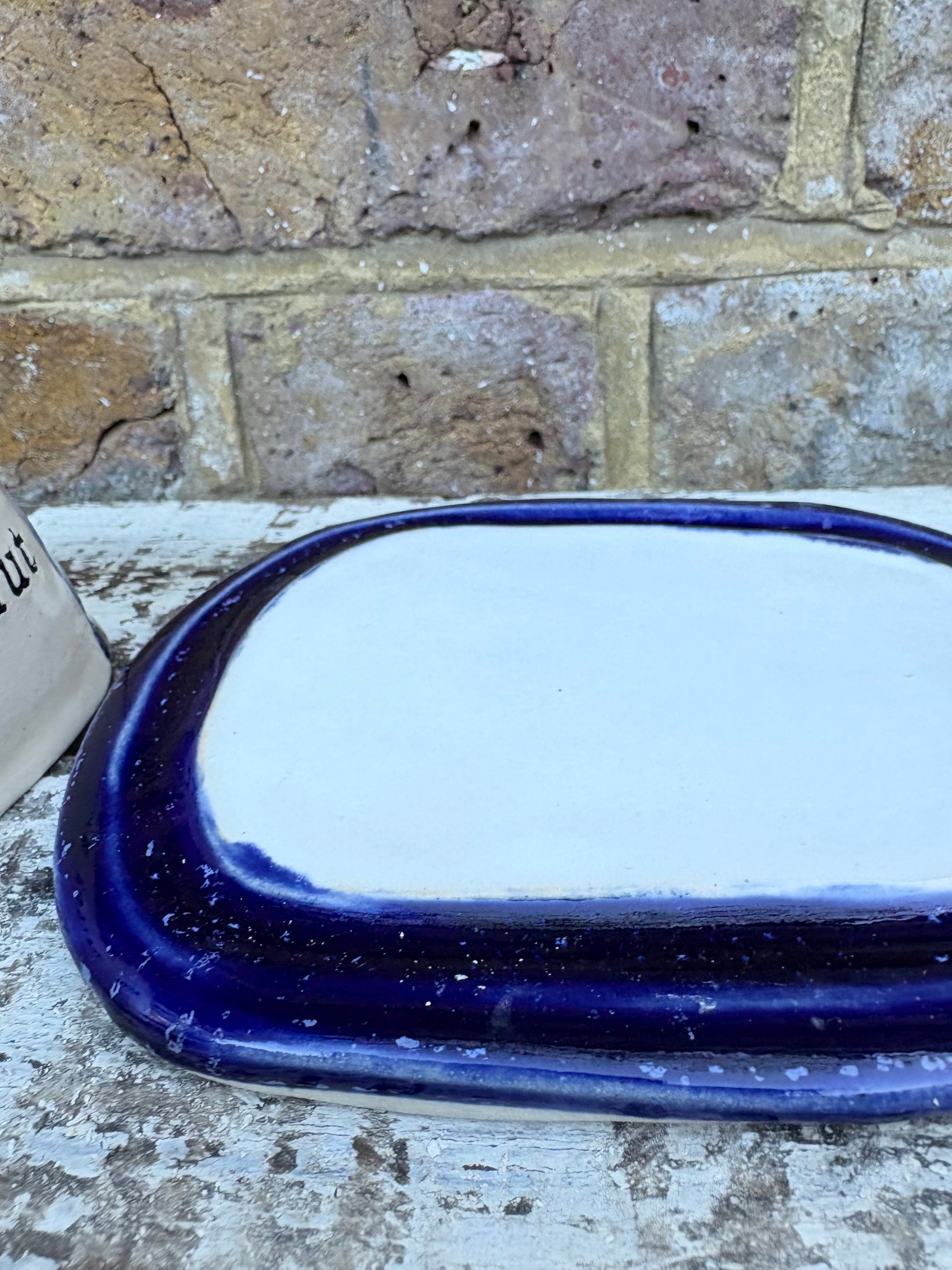 Butter Dish (butter slut, lilac/blue)