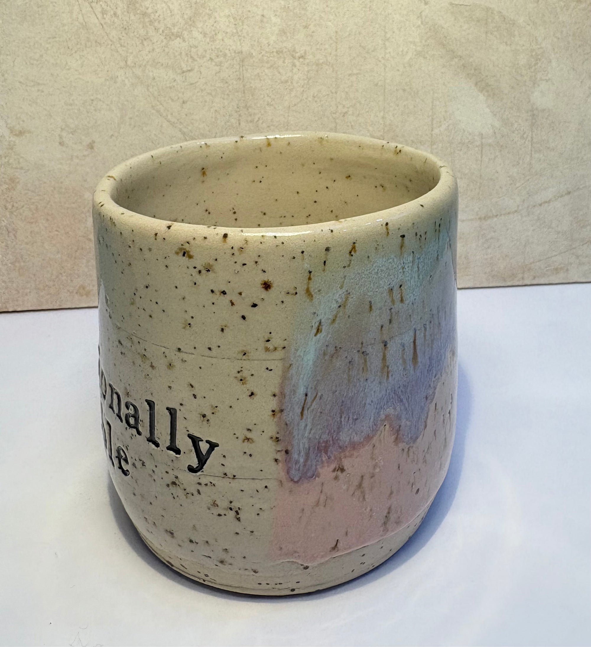 "cute but emotionally unstable" mug