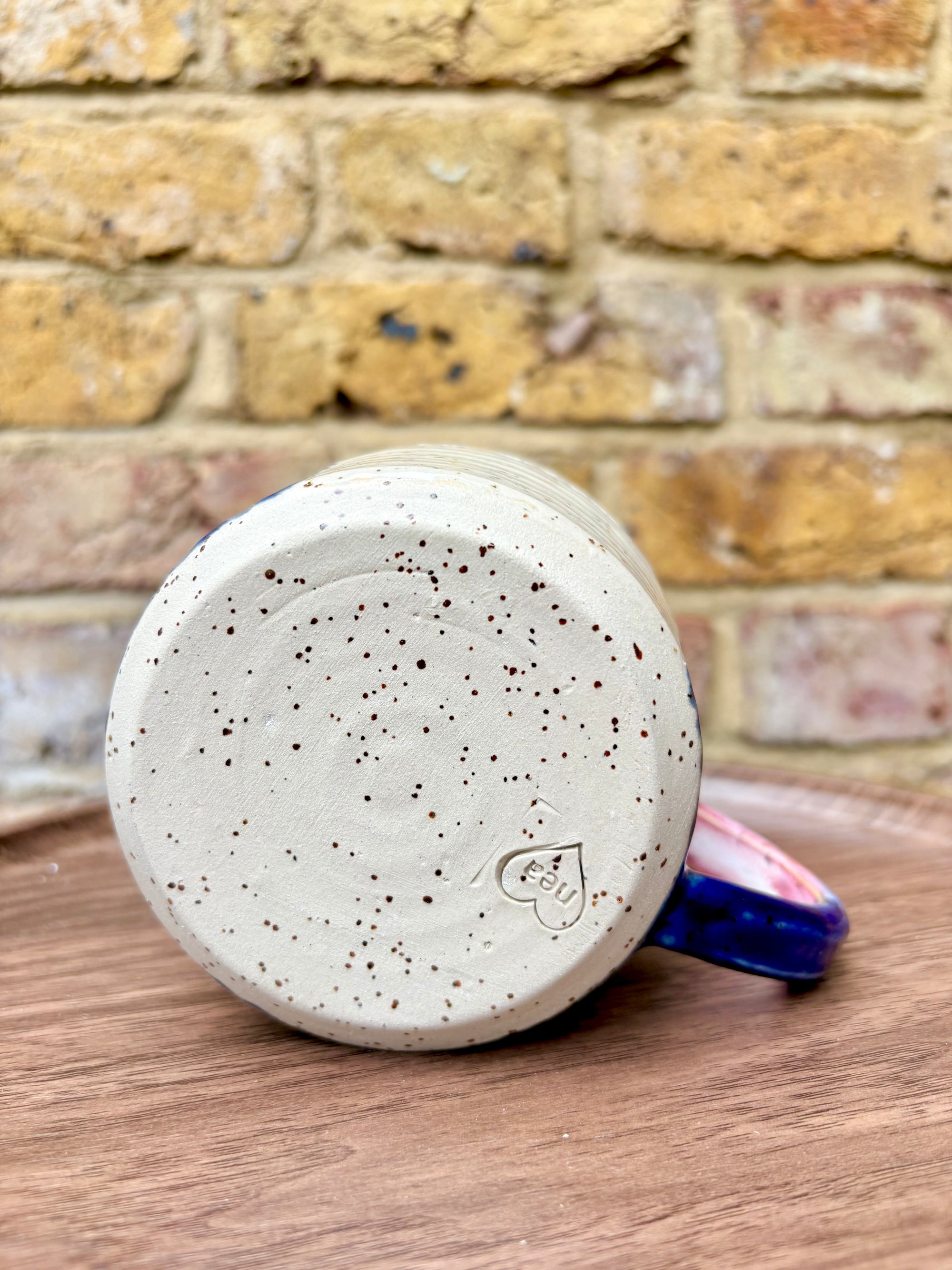 "XL “ew people" mug (380ml, blue/pink)
