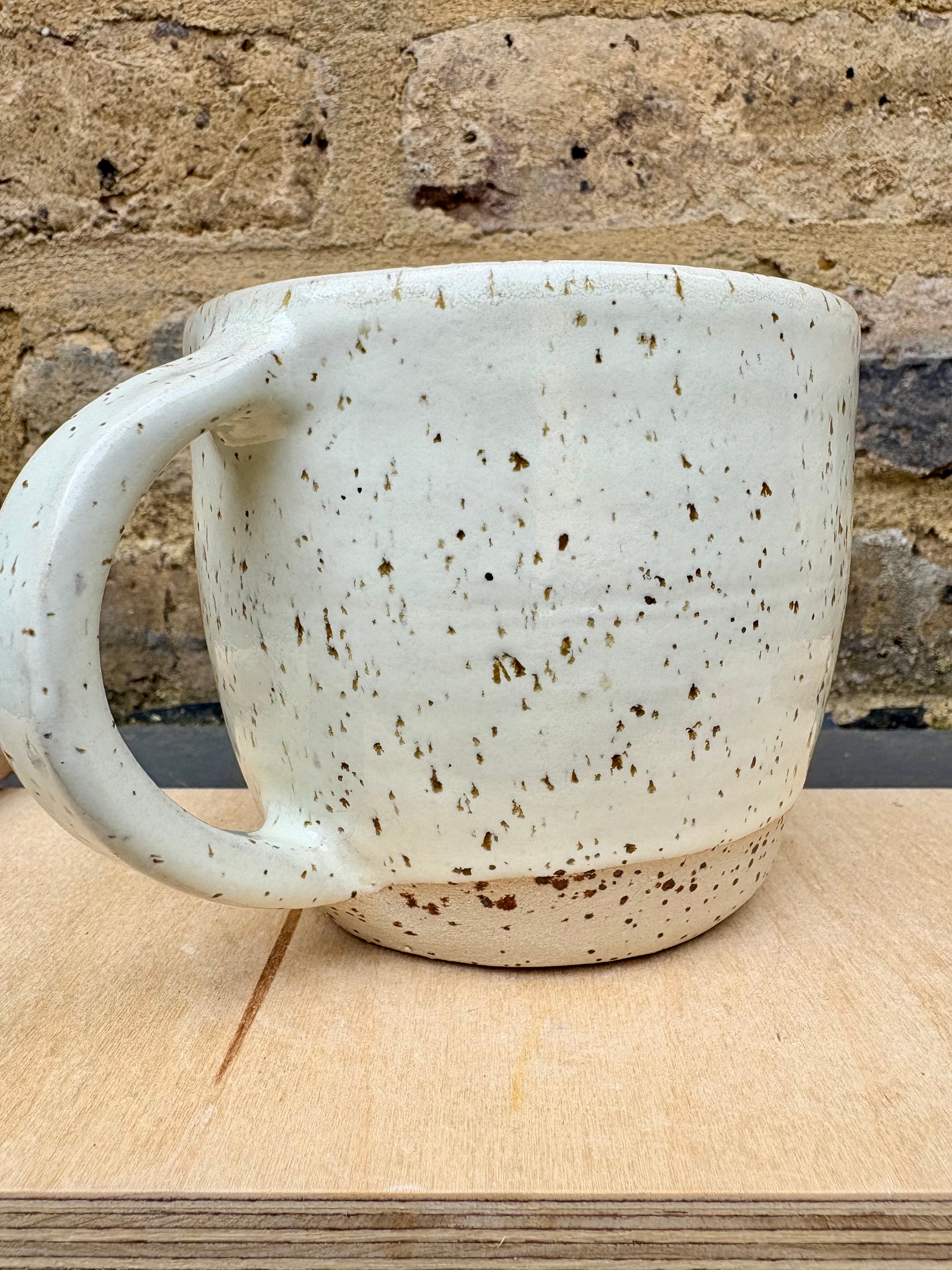 "here comes the sun" mug (orange sun)